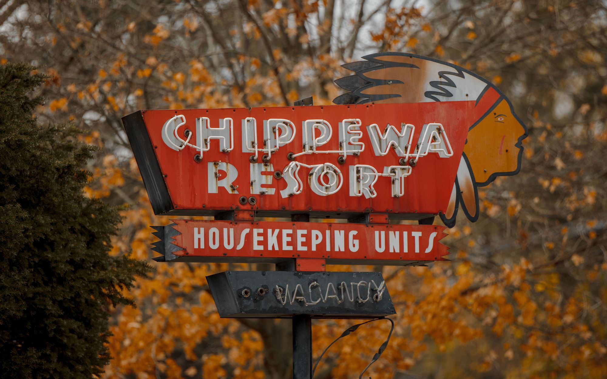 Chippewa Resort Sign 03