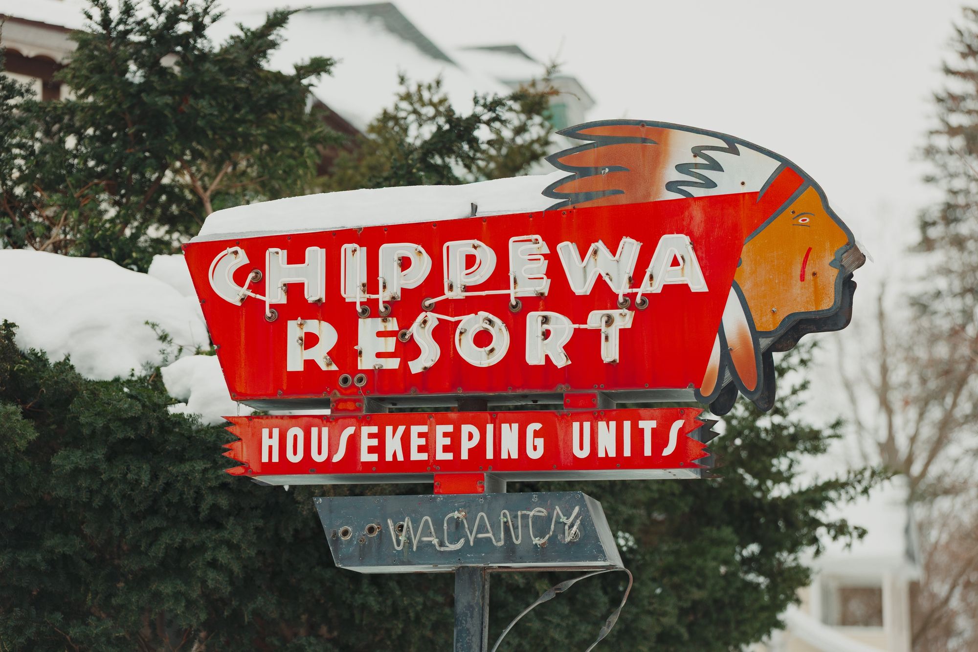 Chippewa Resort Sign 05