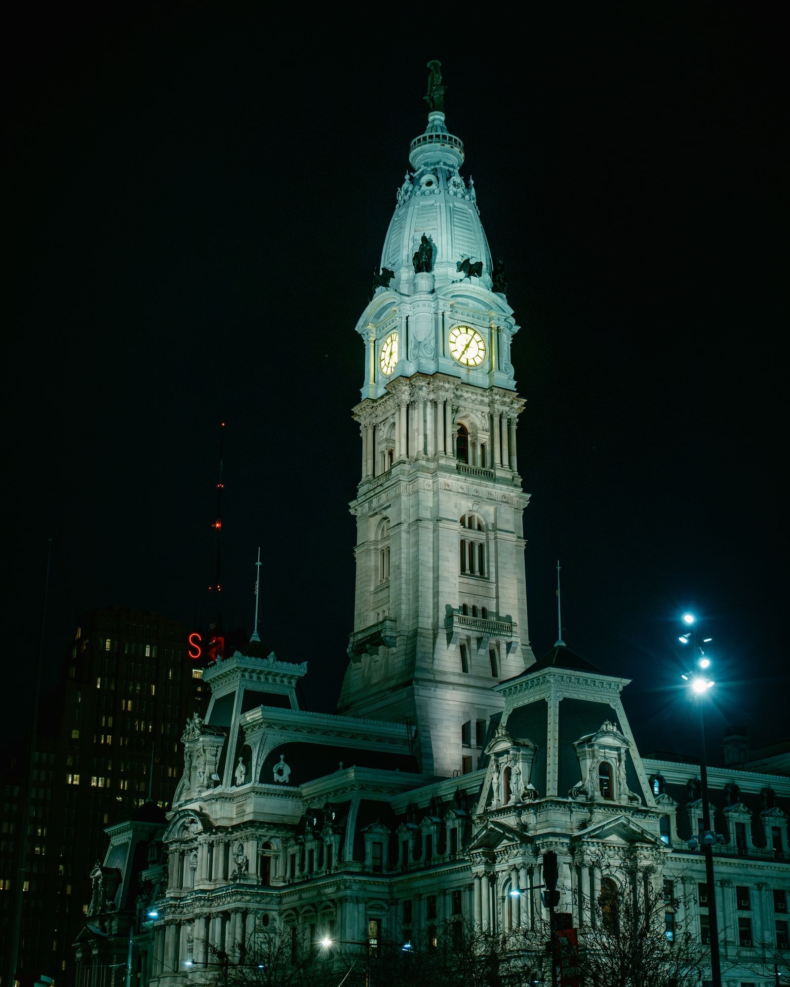 City Hall at Night, Philadelphia