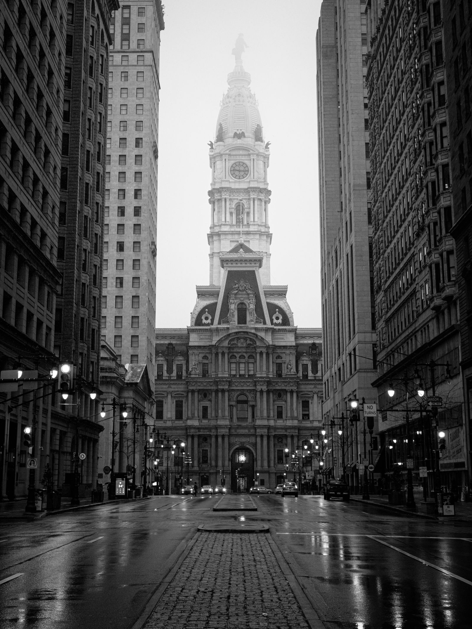 City Hall, Philadelphia B&W