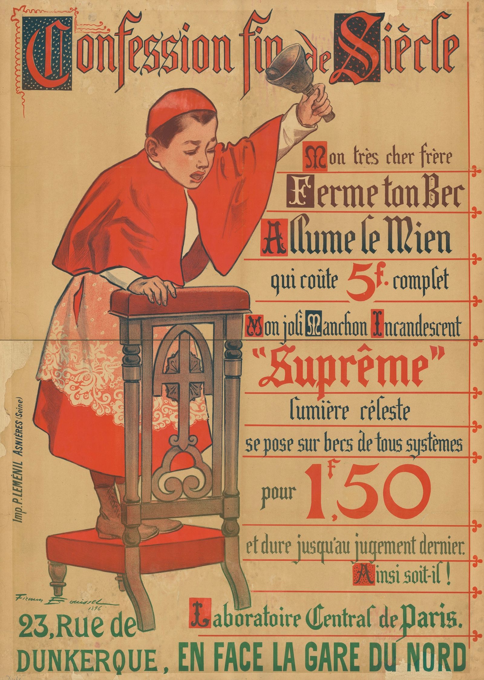 Confession Fin de Siècle. Suprême lumière céleste (1896)