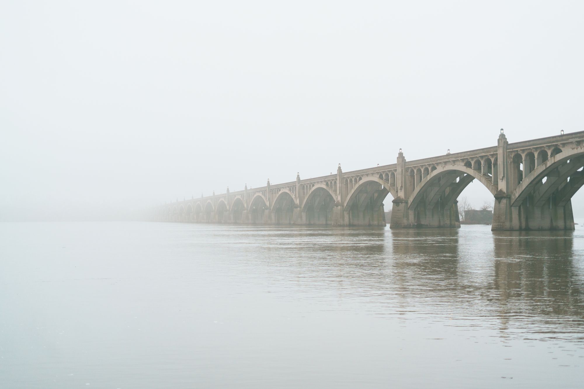 Columbia - Wrightsville Bridge in Fog 01
