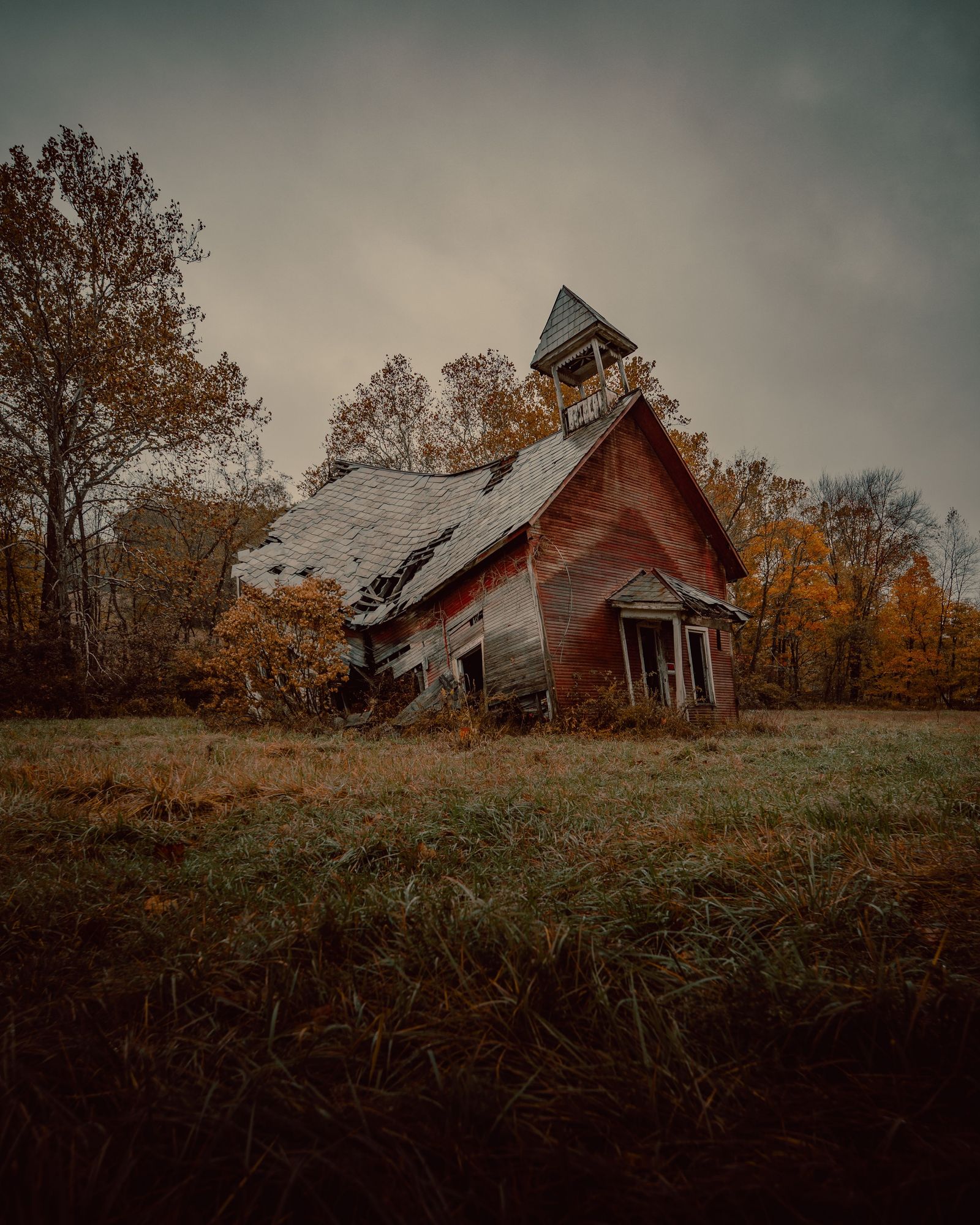 Collapsed School House