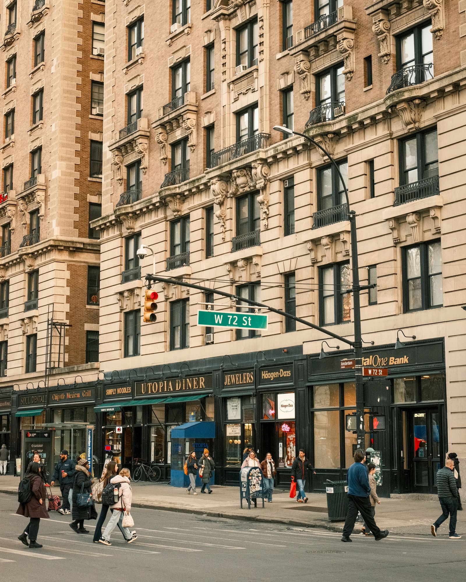 Crossing Amsterdam, Upper West Side