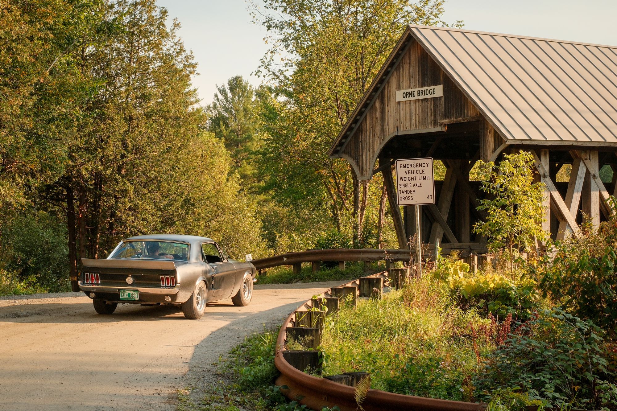 Cruising Orne Covered Bridge, Irasburg