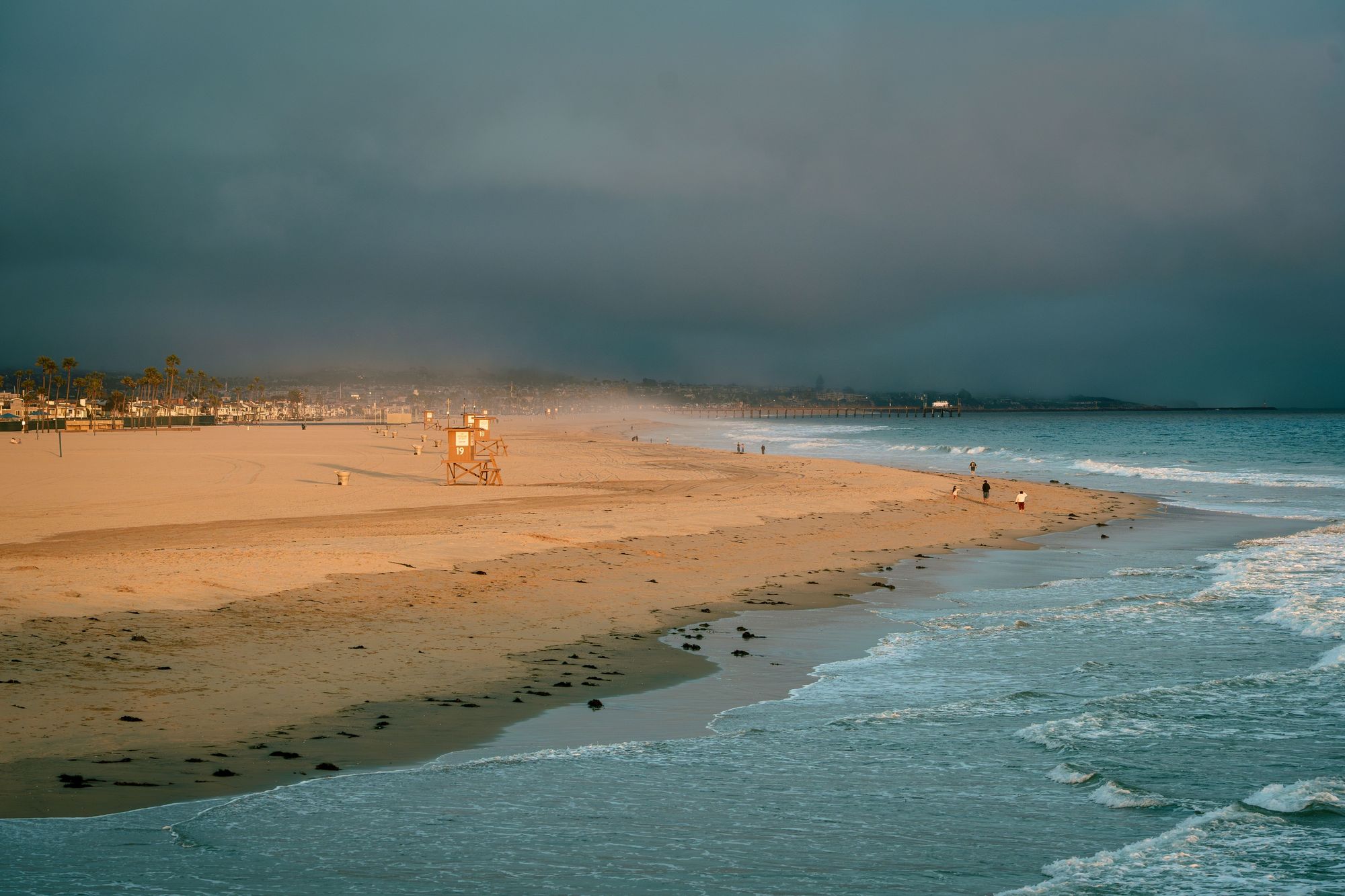 Dark Clouds, Newport Beach