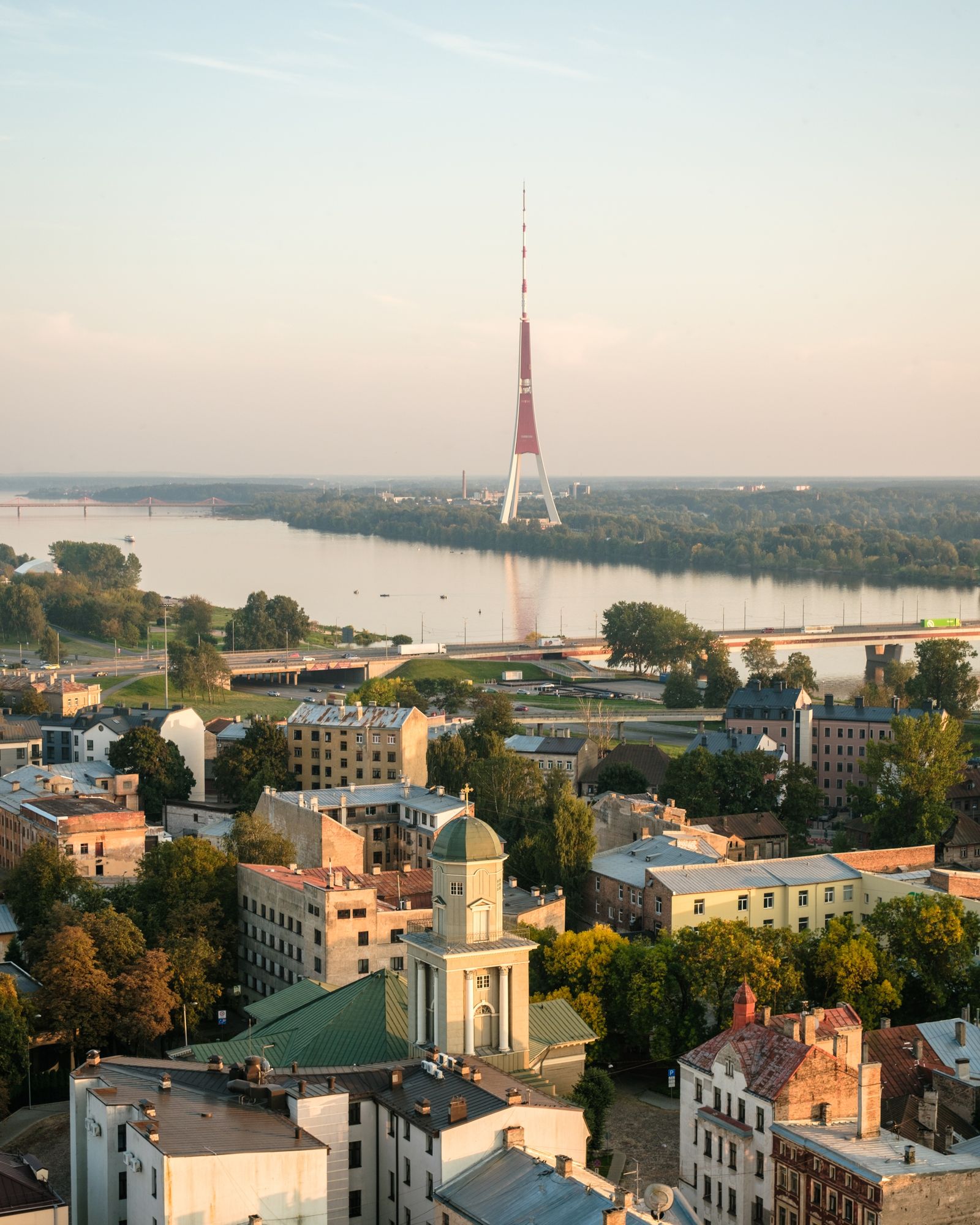 Daugava & TV Tower, Riga 01