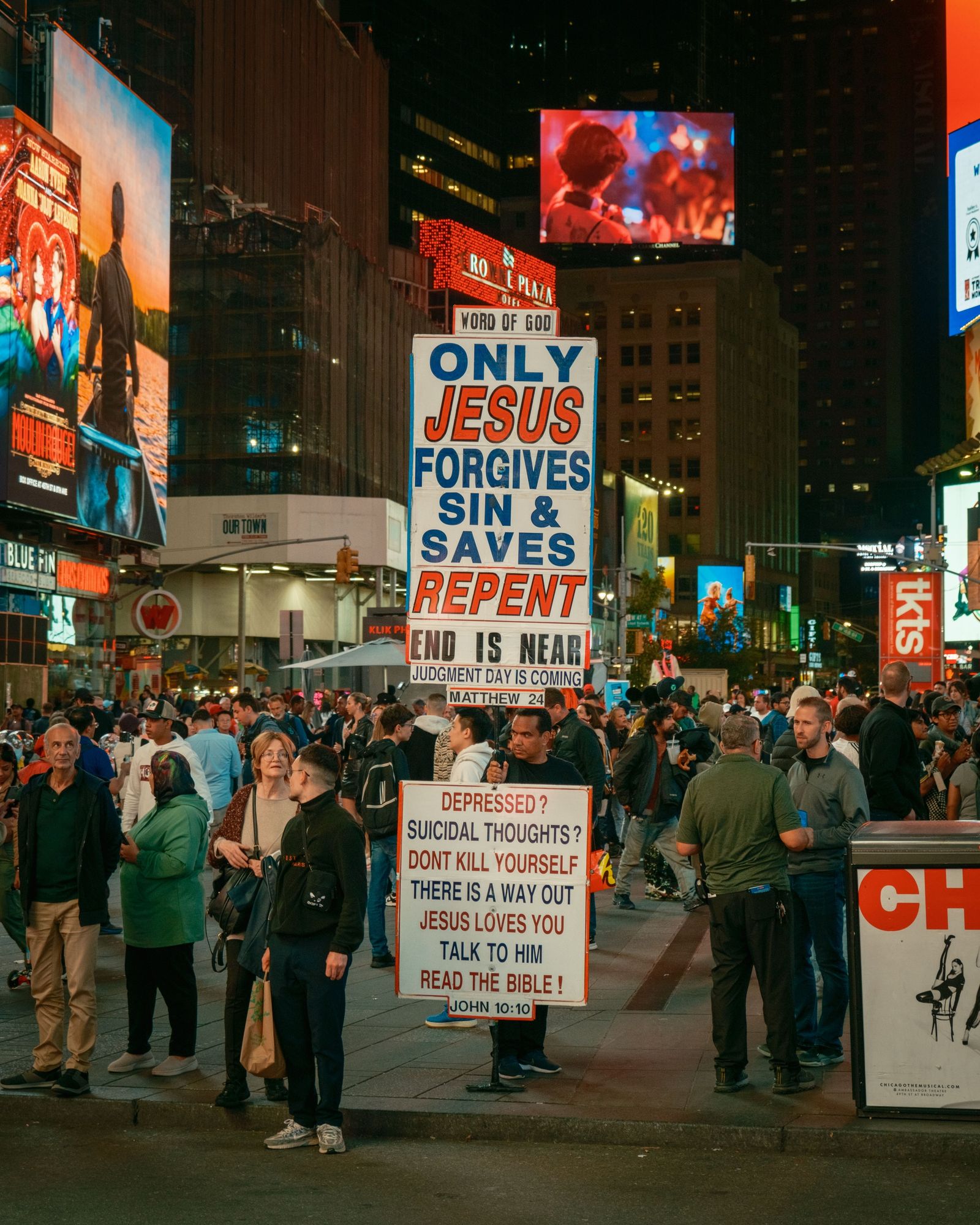 End is Near, Times Square