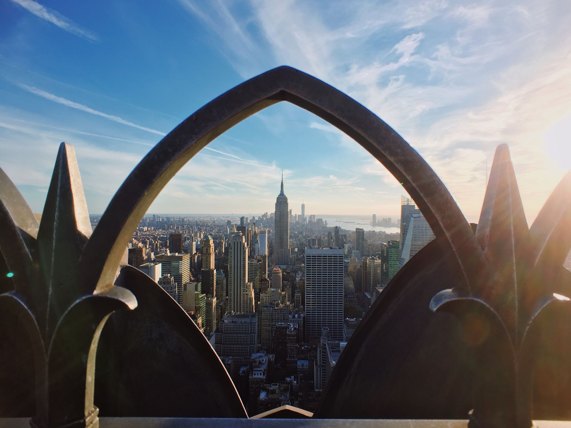 ESB framed by the Rock