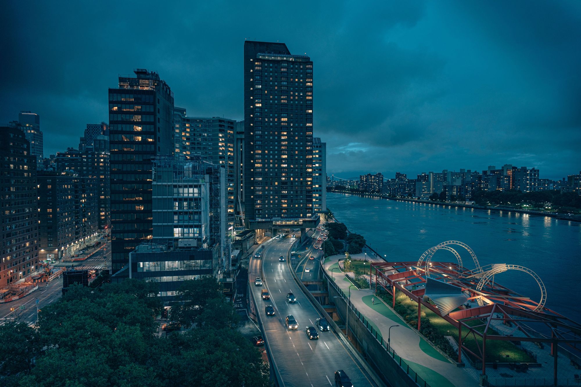 FDR from the Queensboro Bridge, Manhattan
