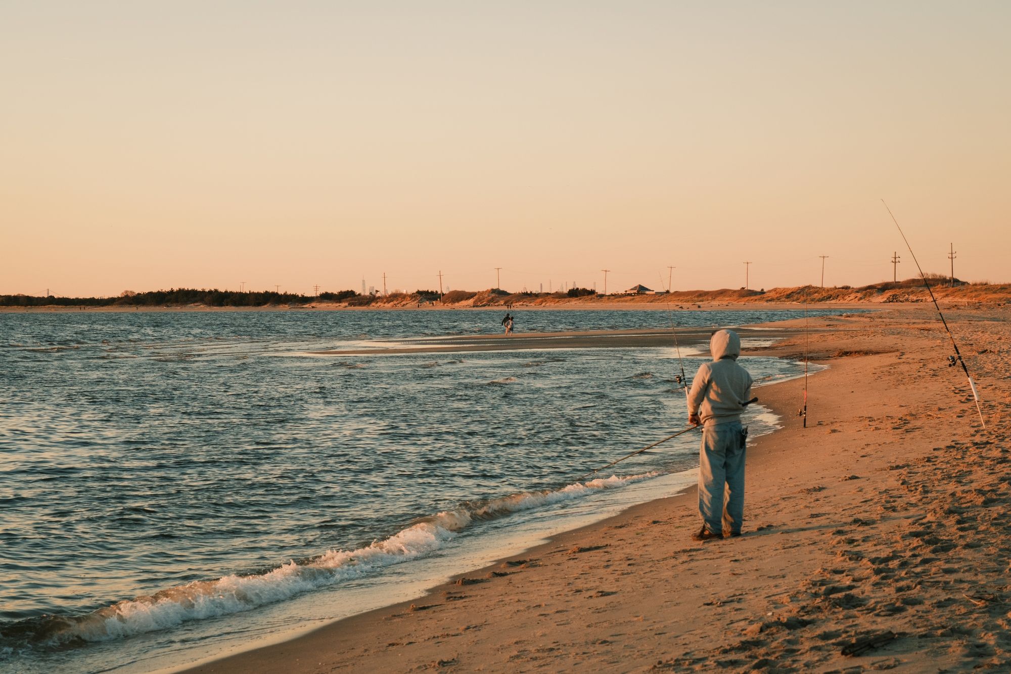 Fishing at Sunset, Sandy Hook 03