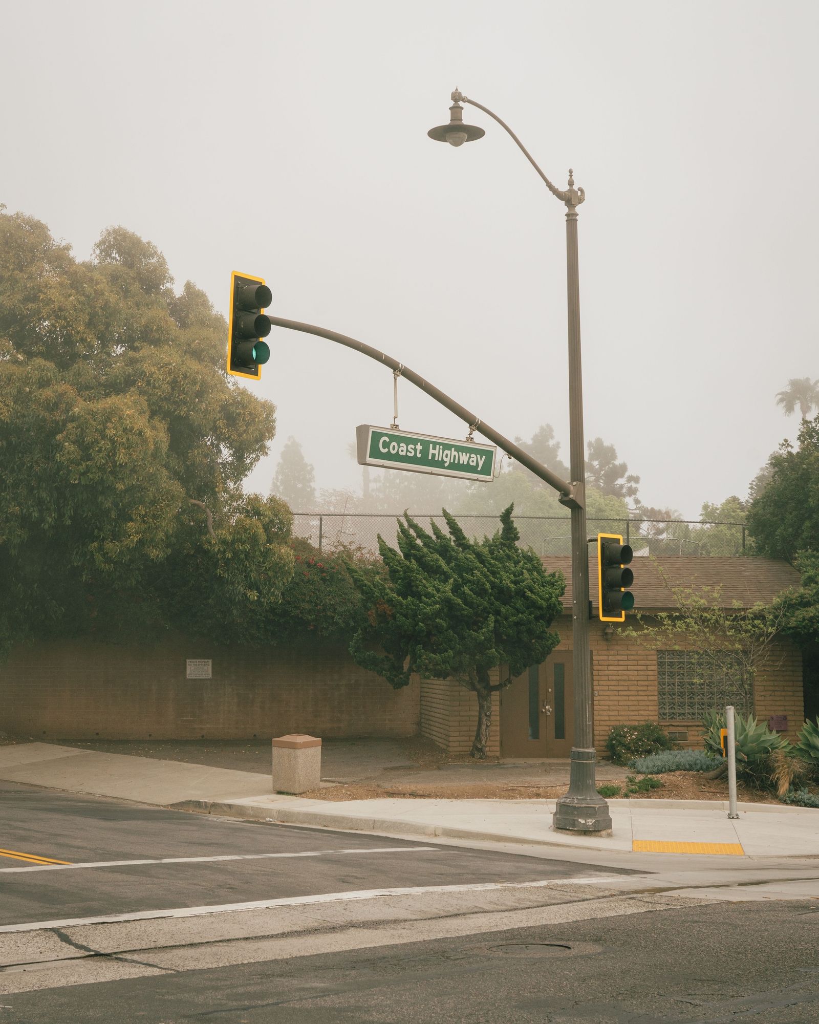 Foggy Coast Highway, Laguna Beach