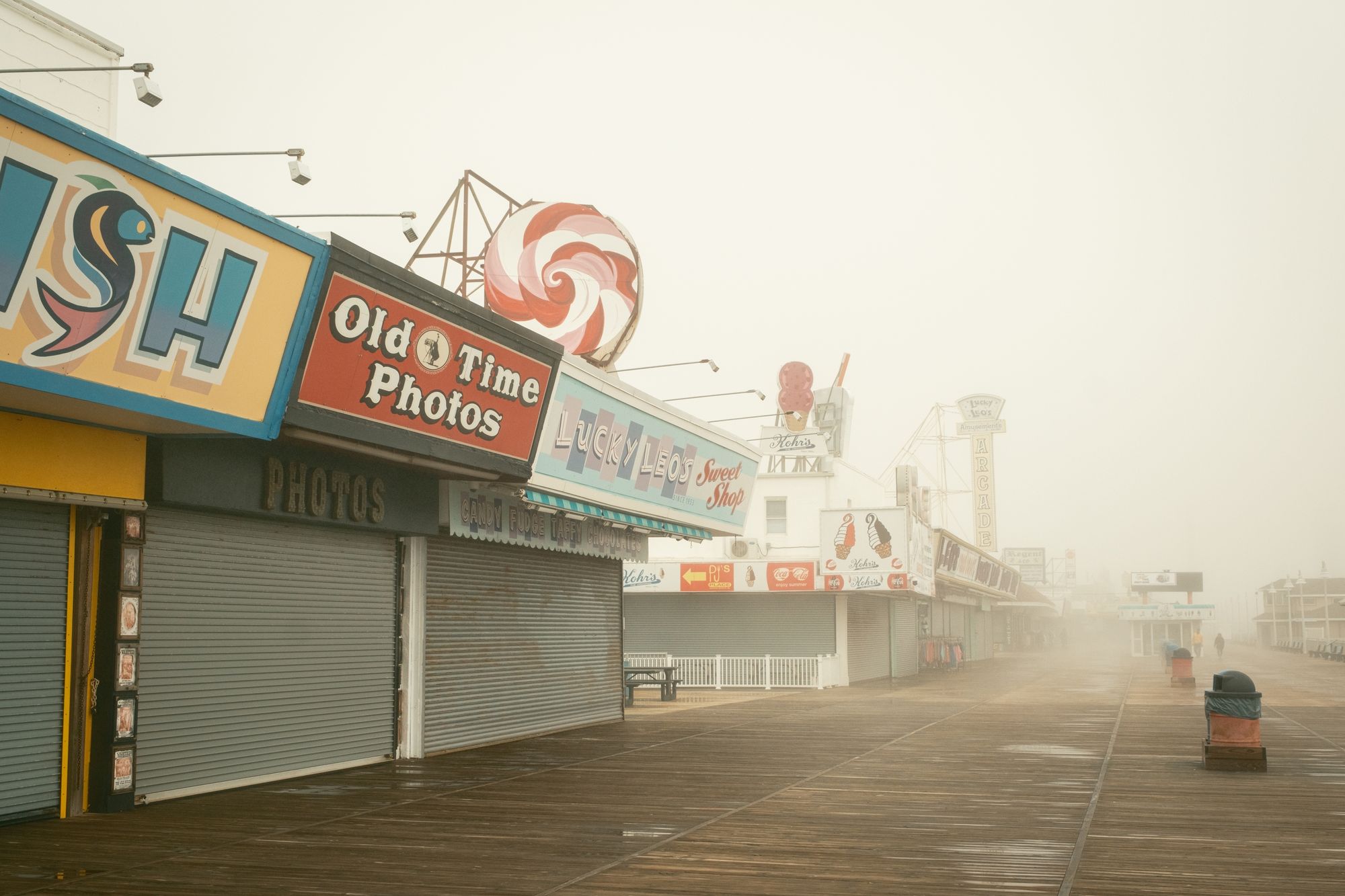 Foggy Morning in Seaside Heights