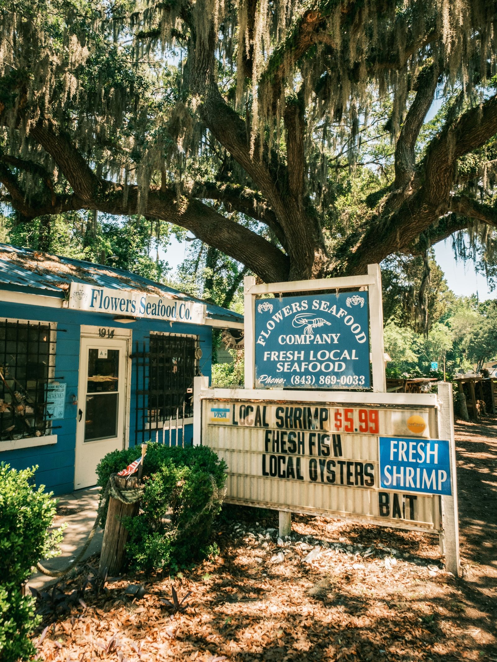 Flowers Seafood Co, Edisto Island