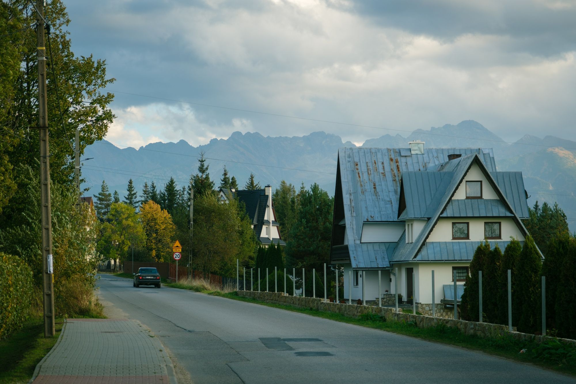 Street in Ząb 01