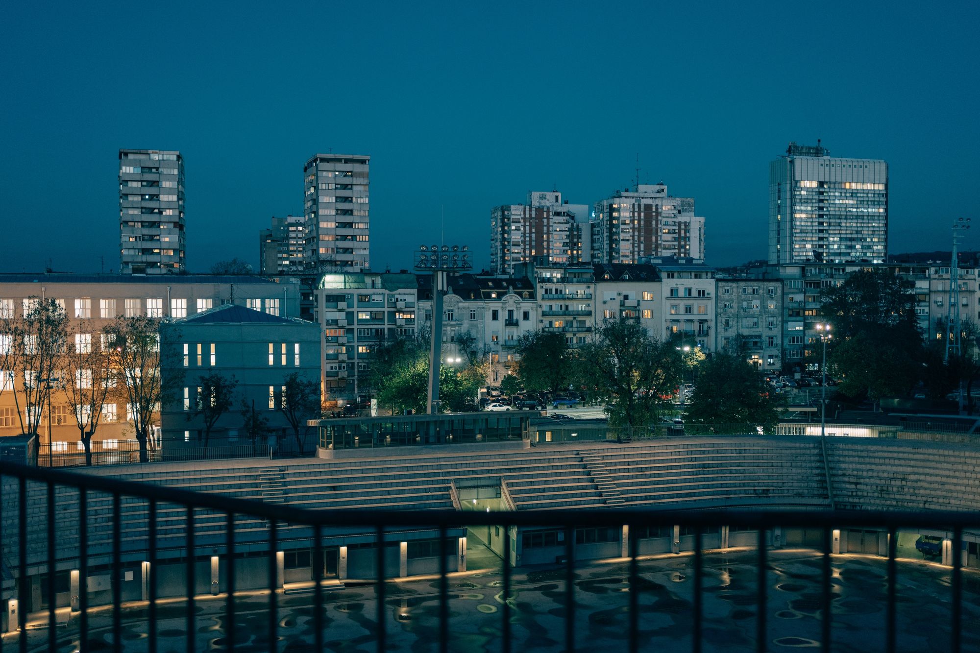 From Tasmajdan Park, Belgrade