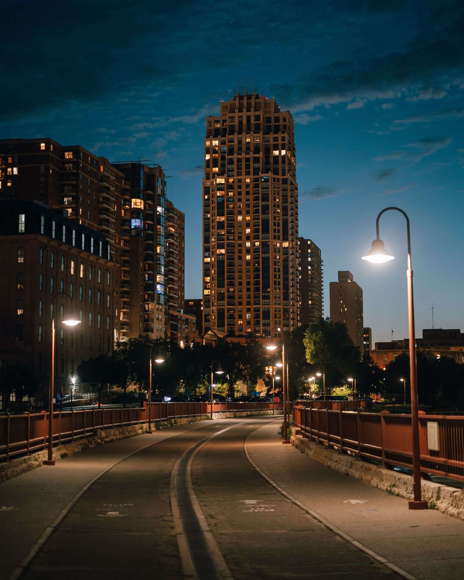 From the Stone Arch Bridge, Minneapolis