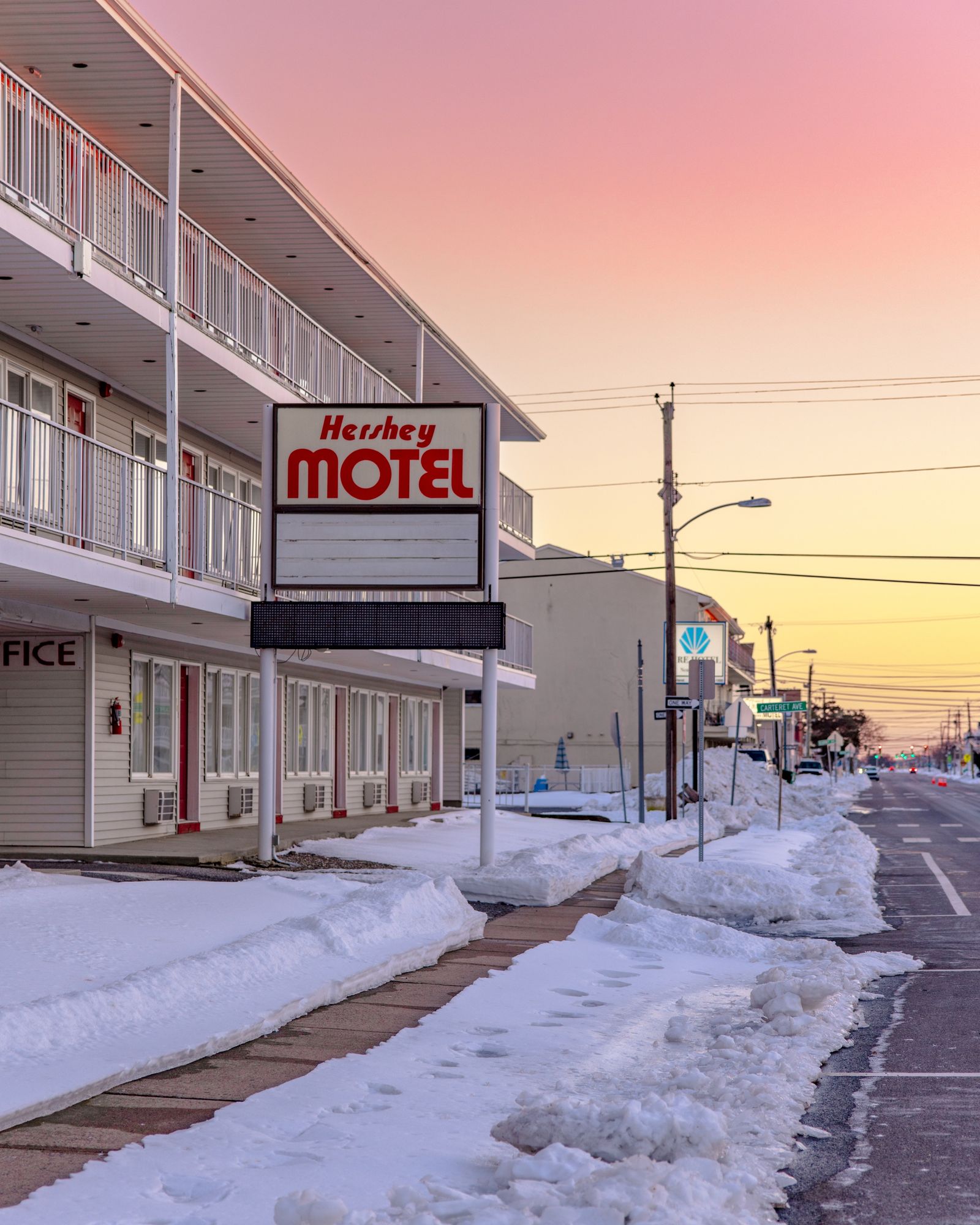 Hershey Motel Sunset 01