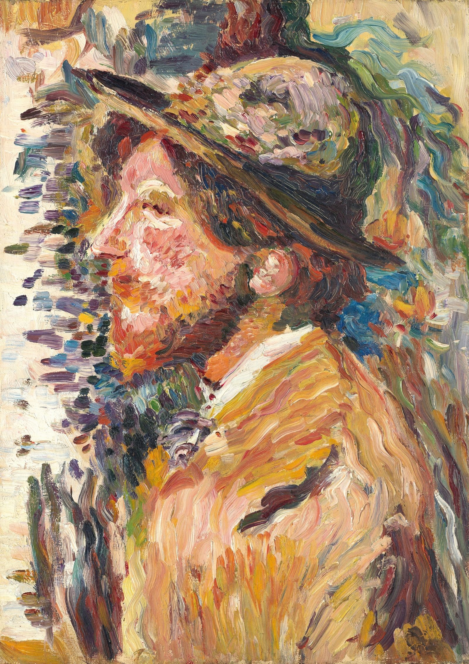 Homme en buste de profil (1902-1906)