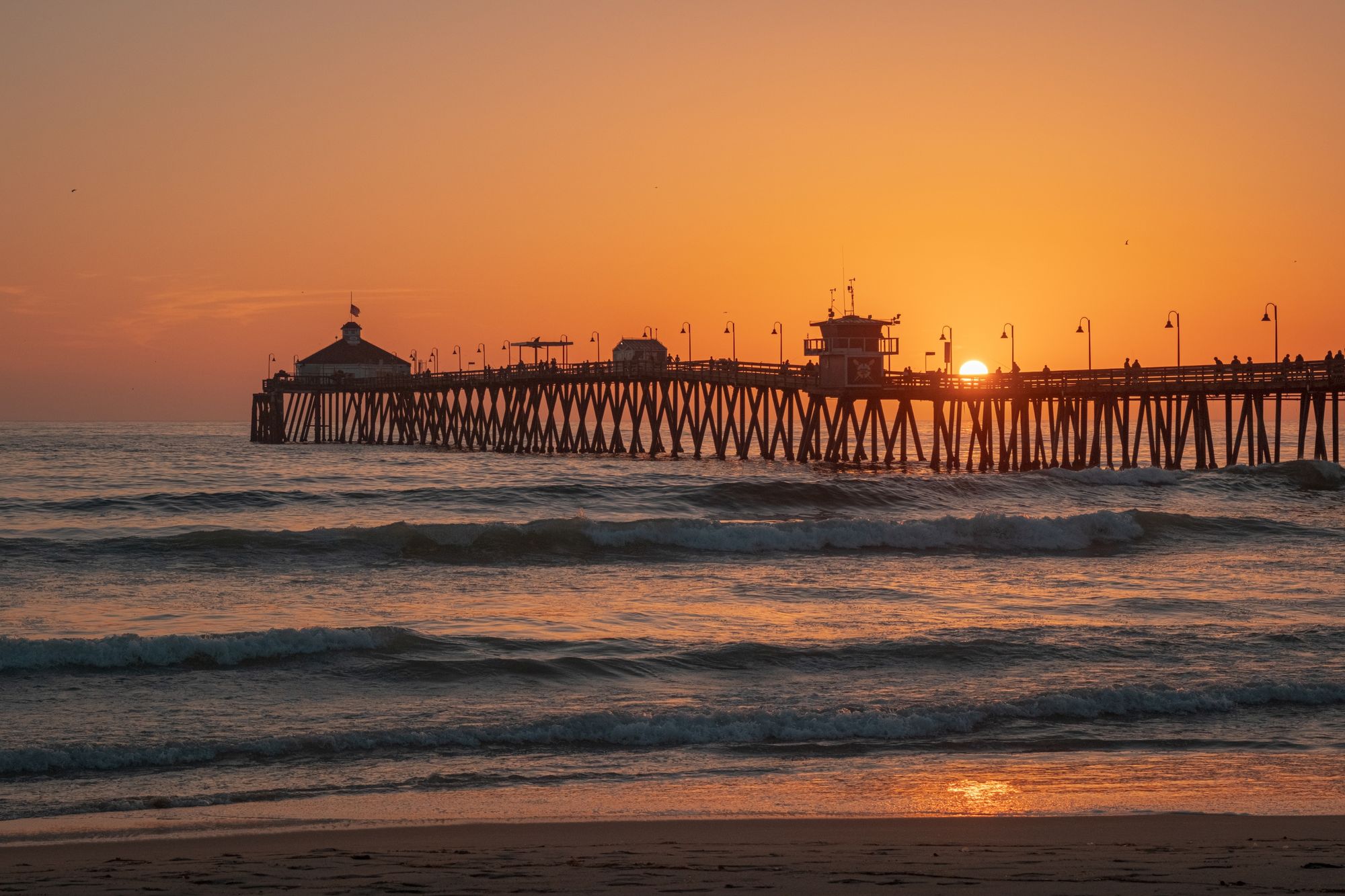 Imperial Beach Pier at Sunset 05