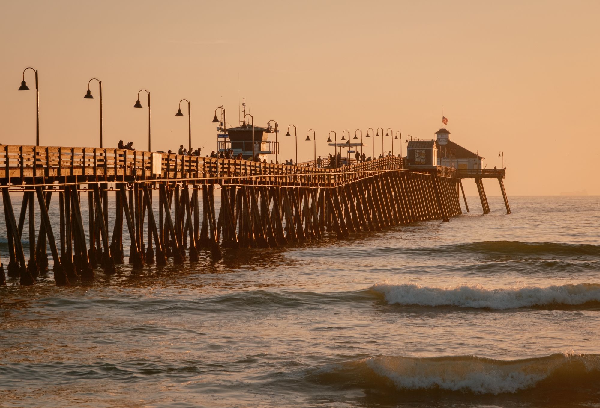 Imperial Beach Pier at Sunset 03