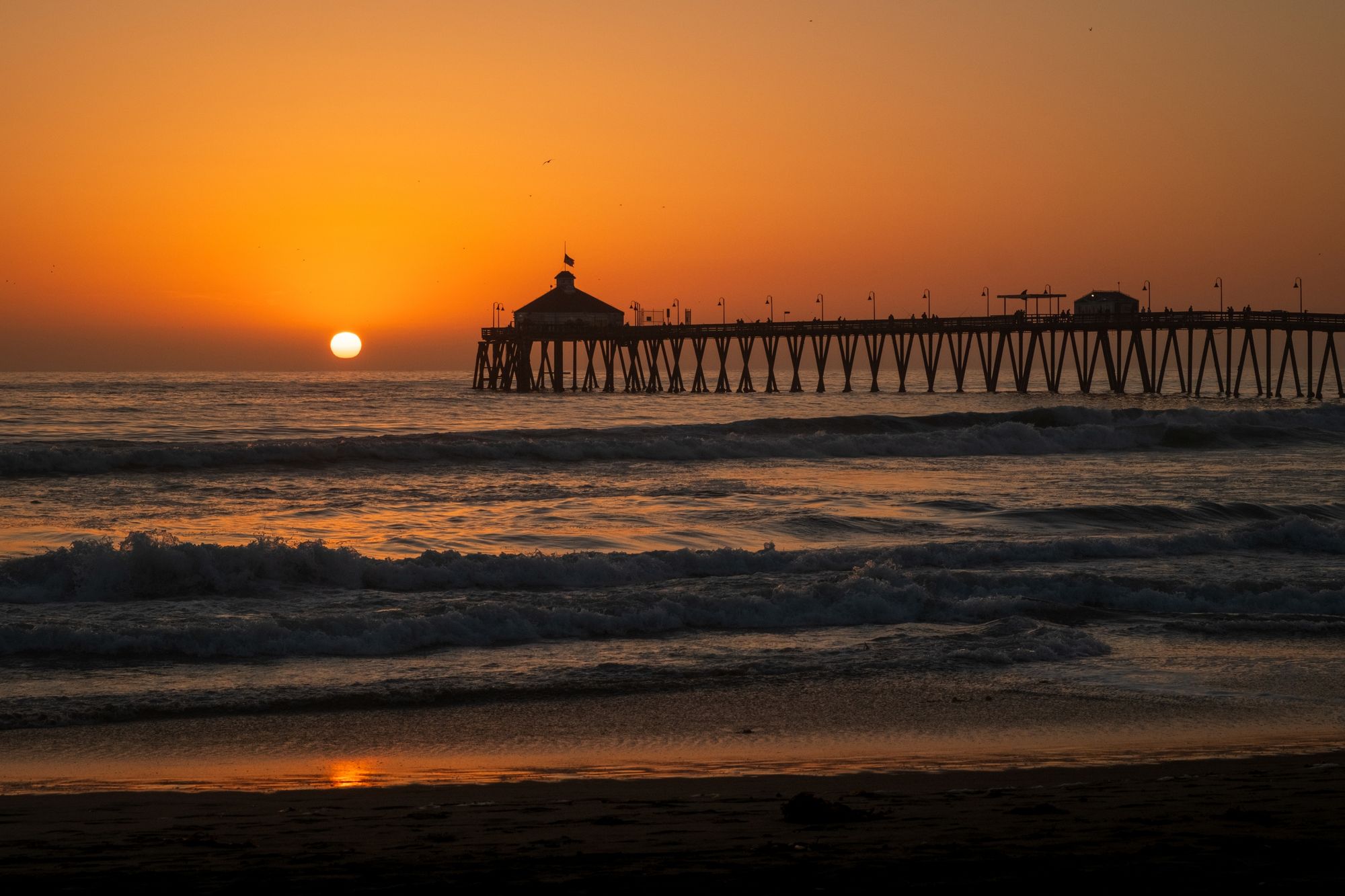 Imperial Beach Pier at Sunset 04
