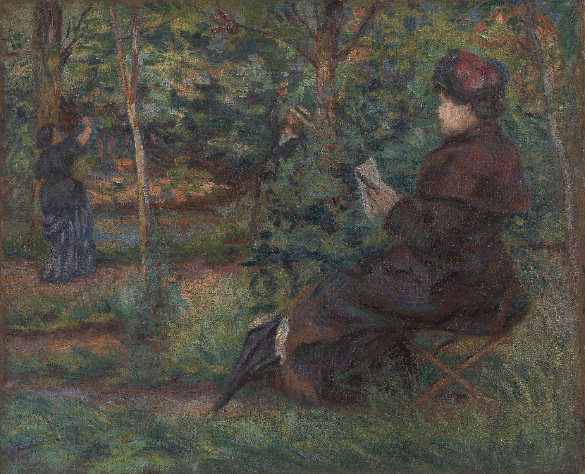 In the garden (ca. 1880)