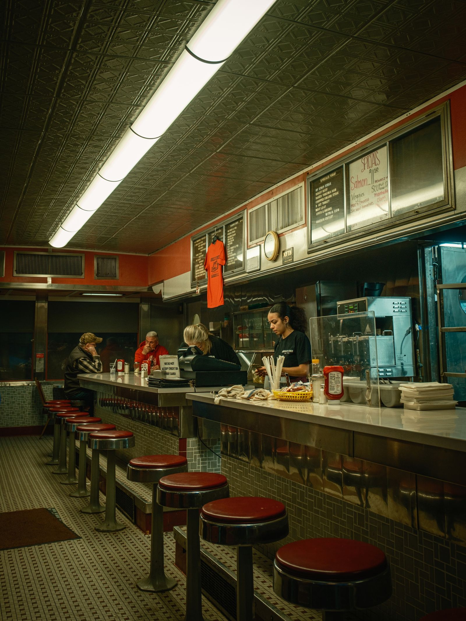 Inside Angelo's Glassboro Diner