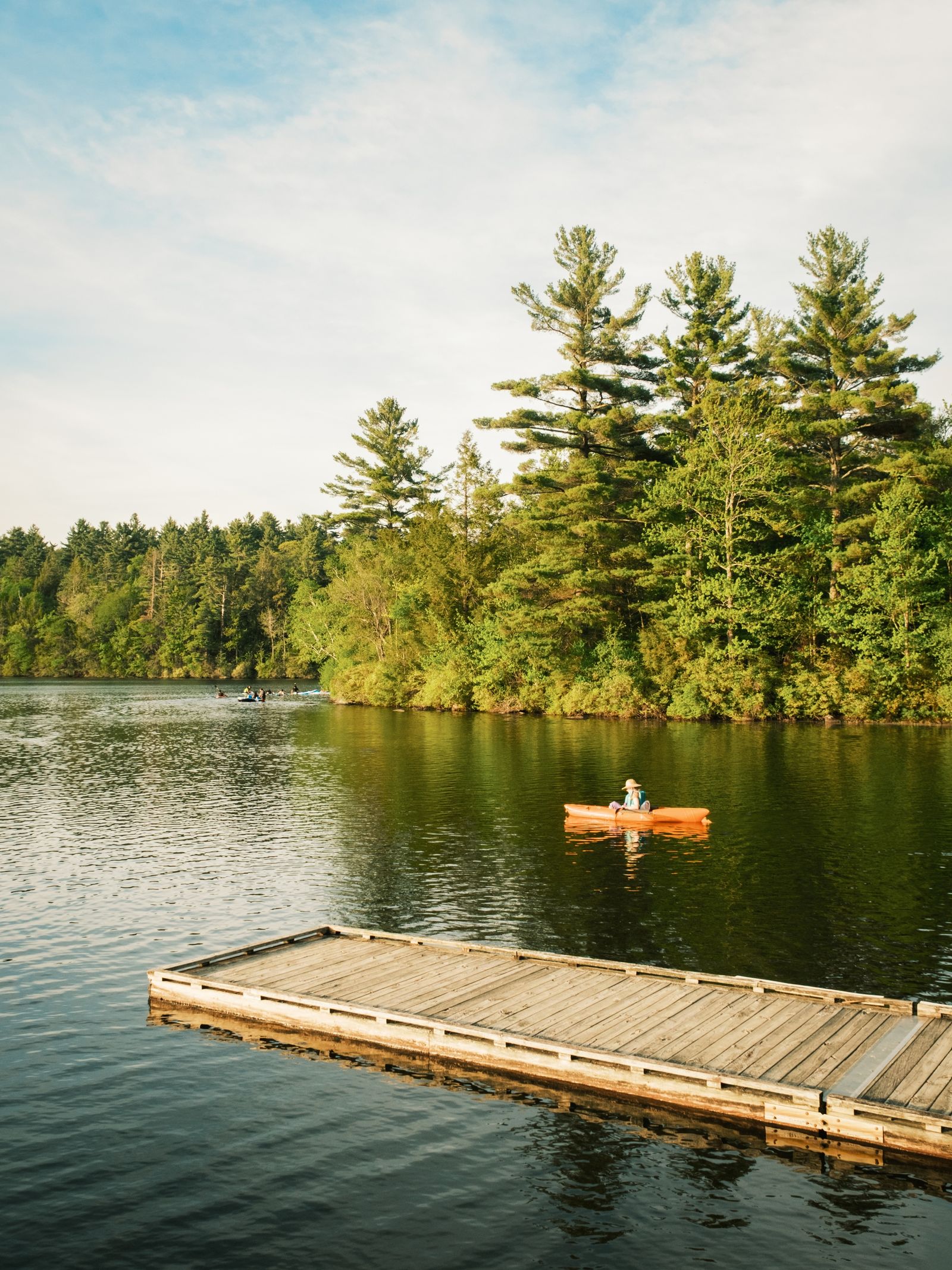 Kayaking at Upper Highland Lake