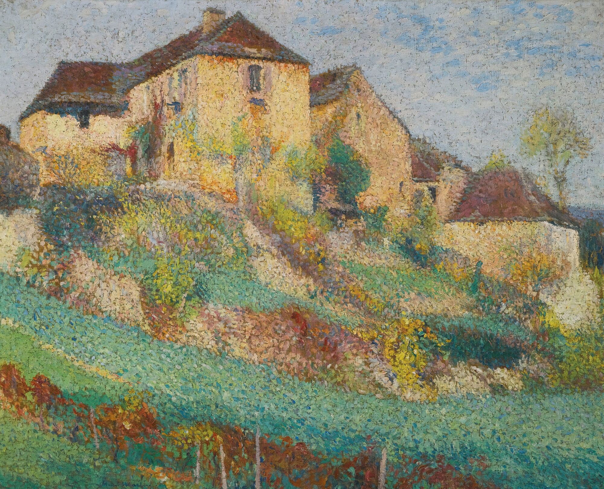 La Grande Maison De La Combe À Labastide-Du-Vert En Été