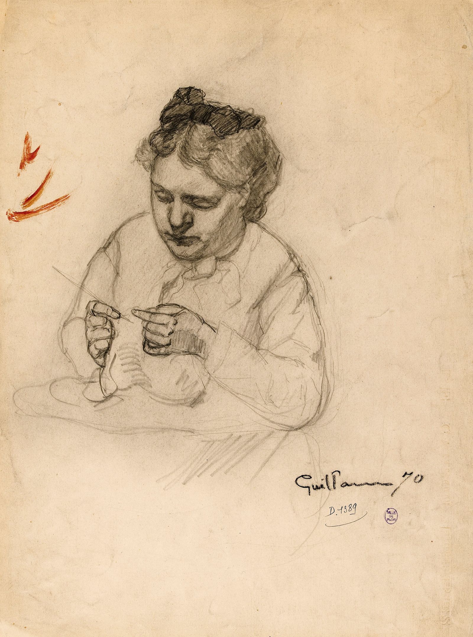 La mère de l’artiste (1870)