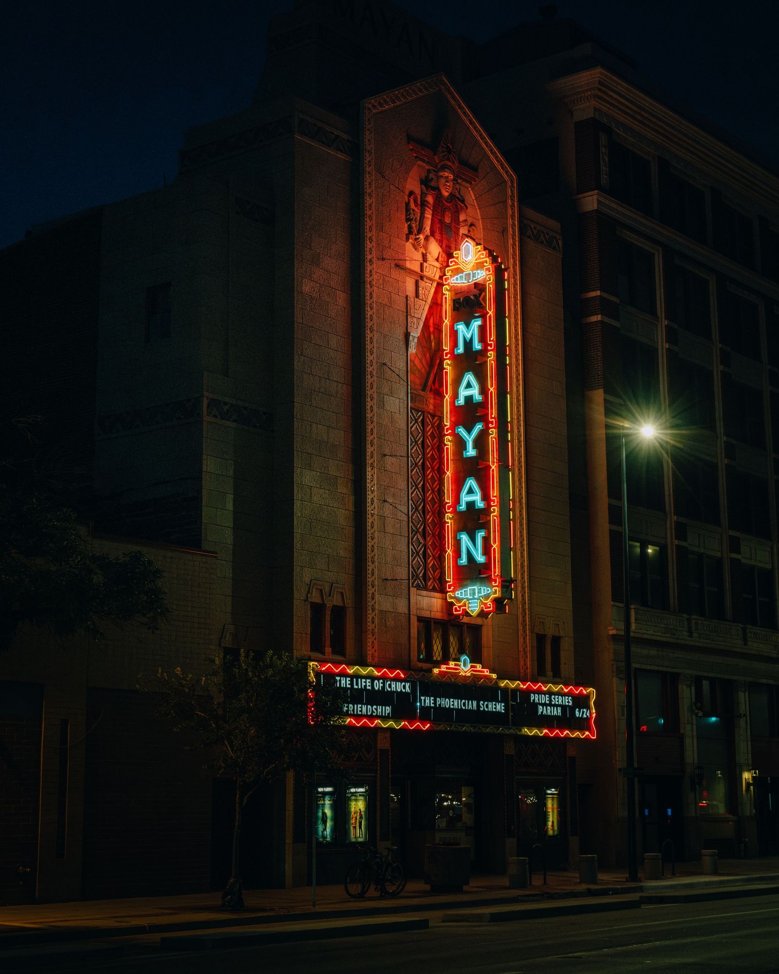 Landmark's Mayan Theatre Neon, Denver