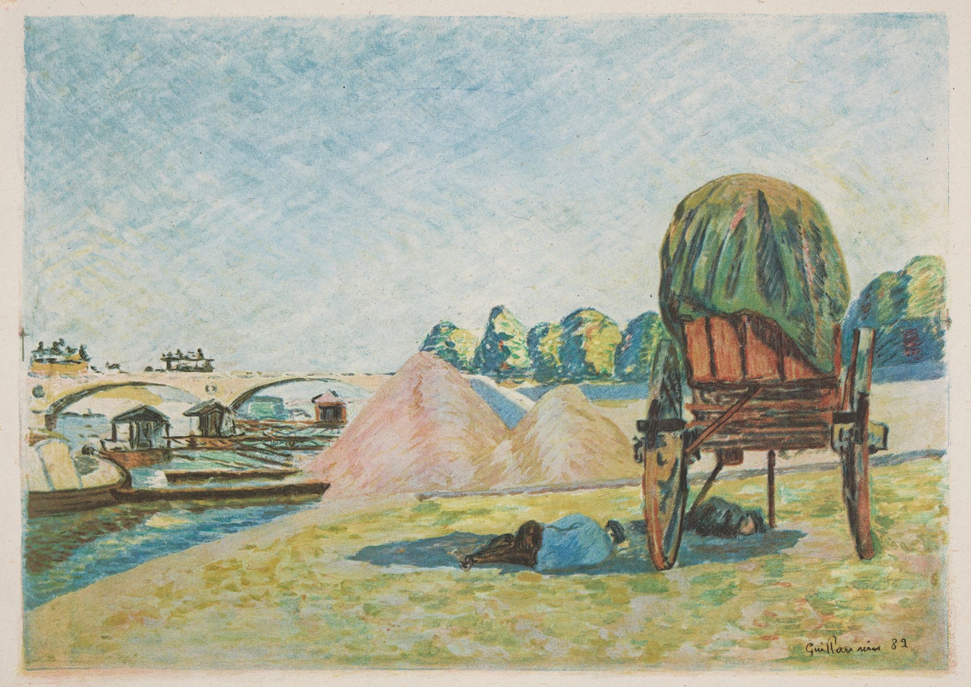 Landscape with a cart (1882)