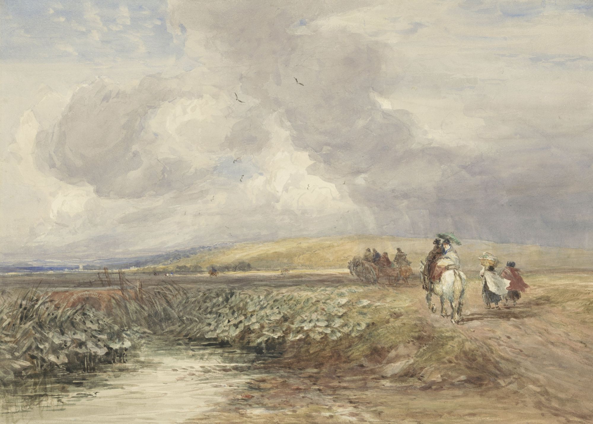 Landschap met reizigers (1793 - 1859)