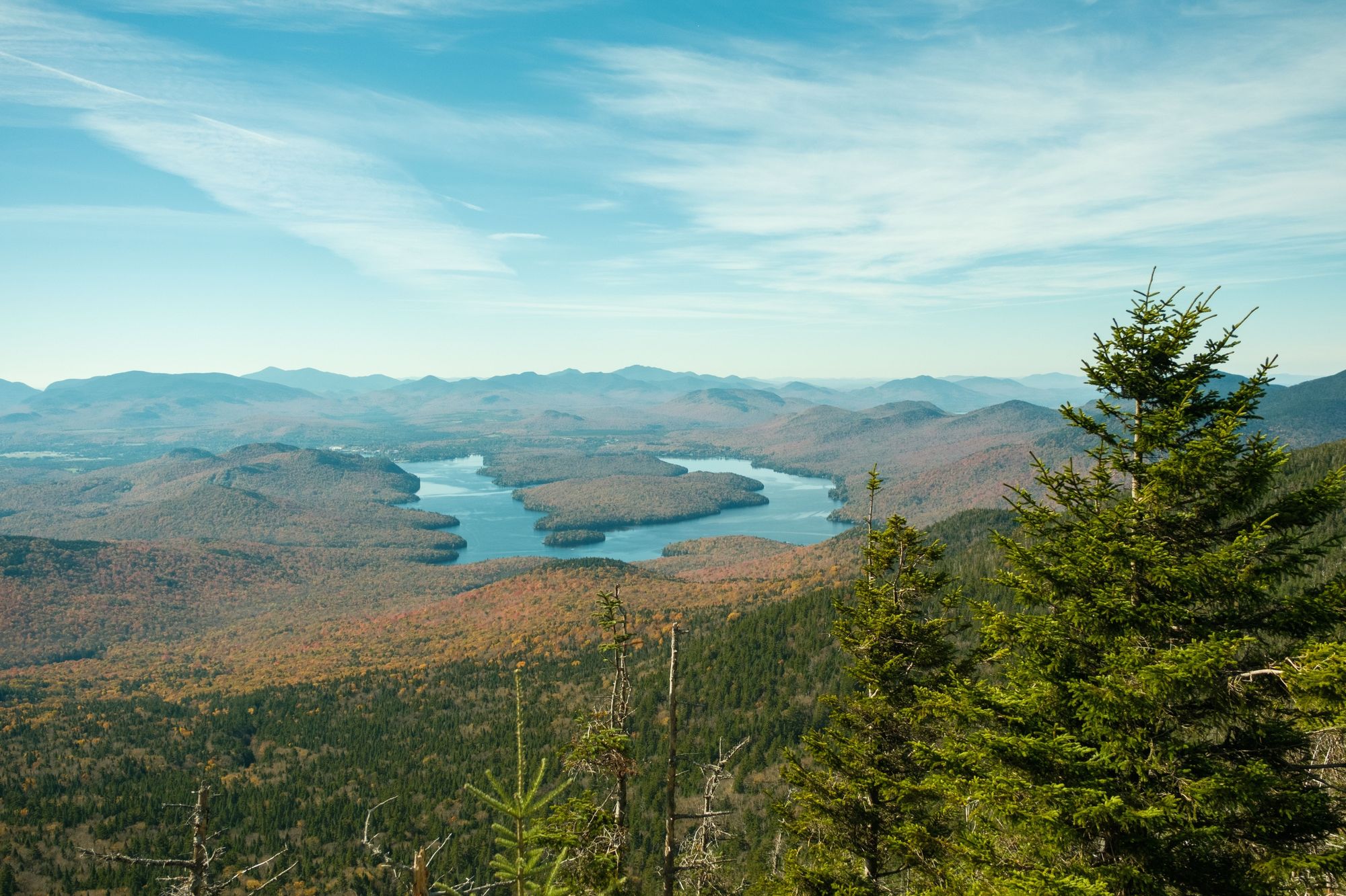 Lake Placid from Whiteface Mountain