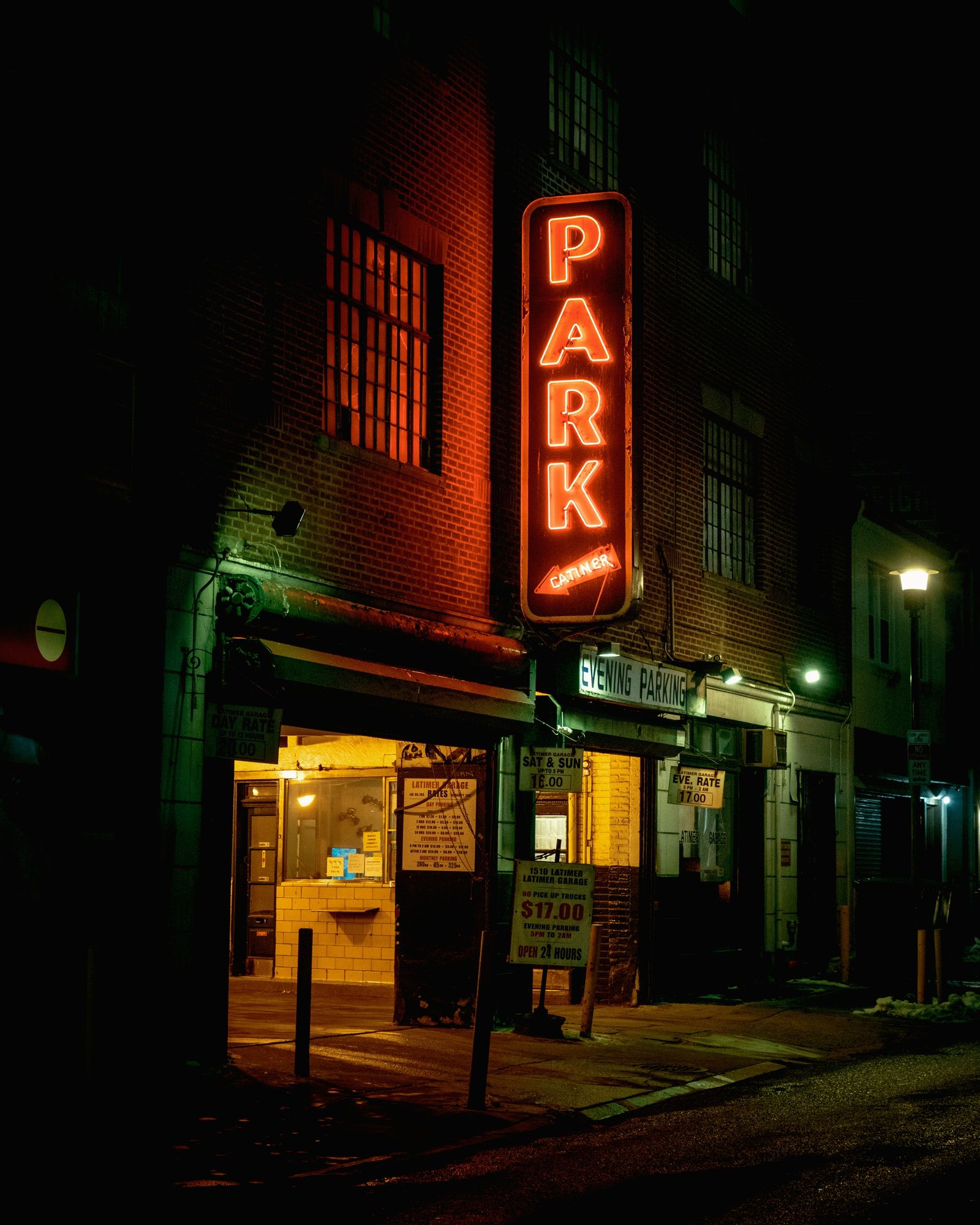 Latimer Car Park Neon, Philadelphia