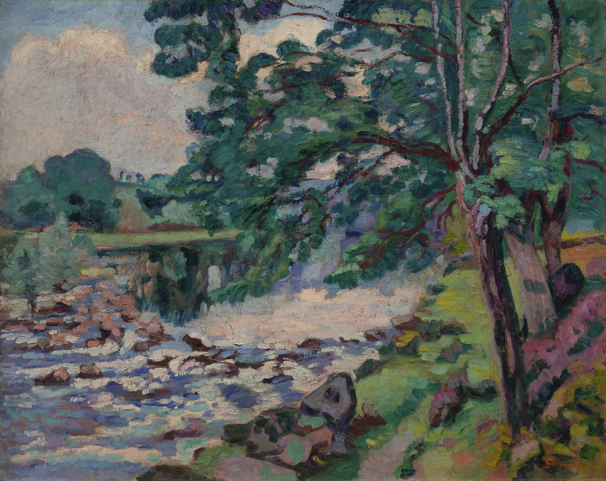 Le Barrage de Genetin (circa 1900)