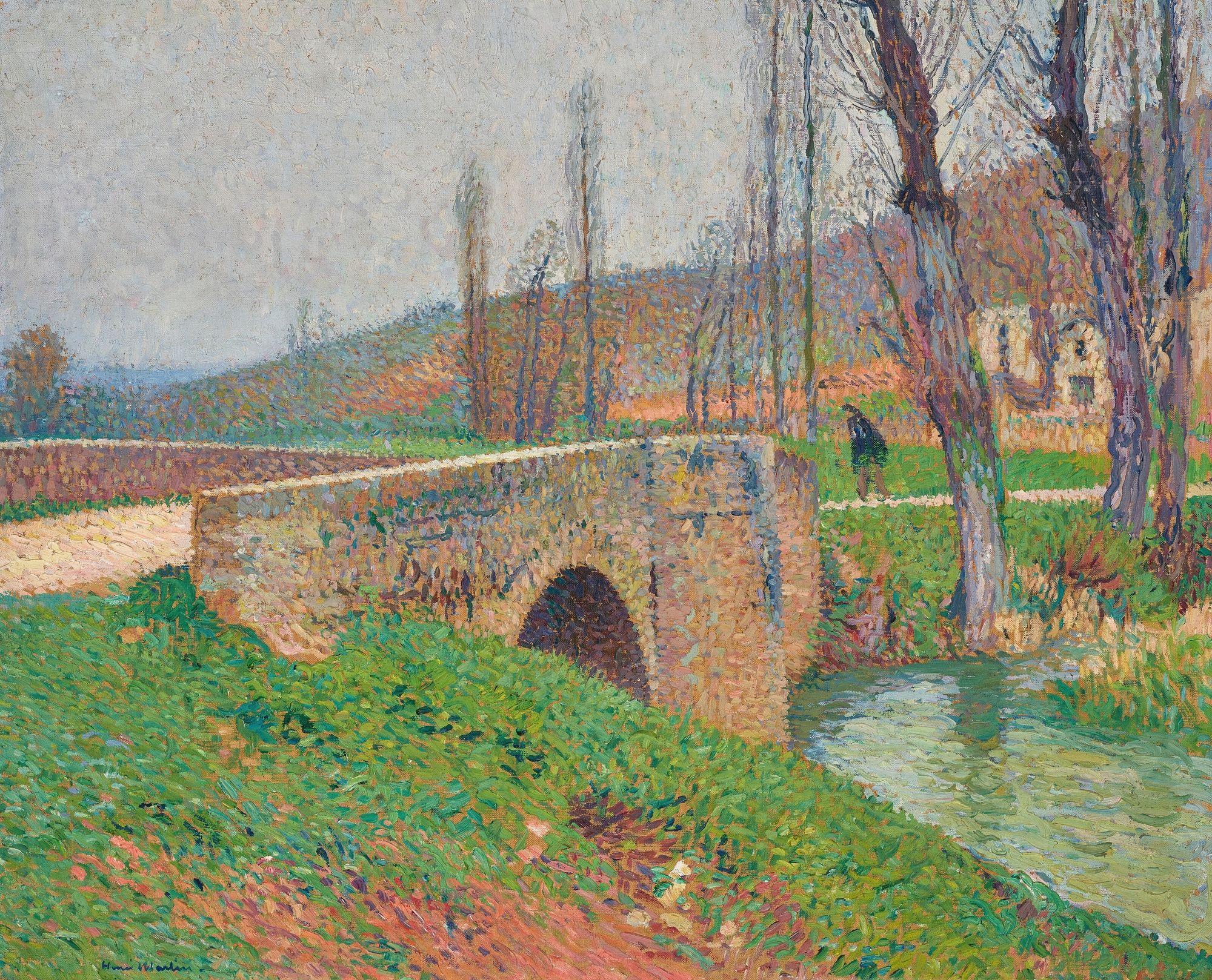 Le pont, temps gris (circa 1920-1925)
