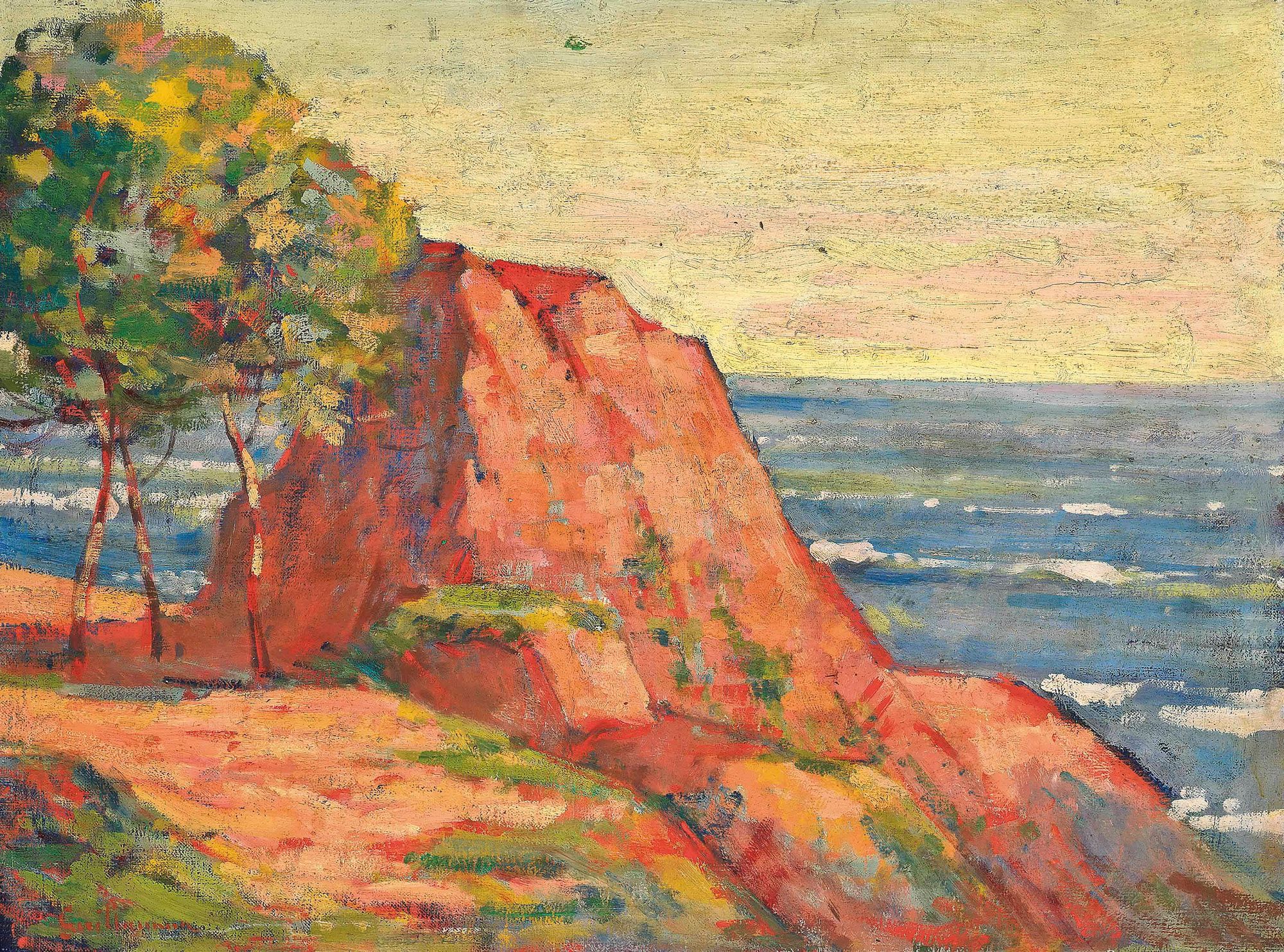Les roches rouges à Agay (circa 1915)