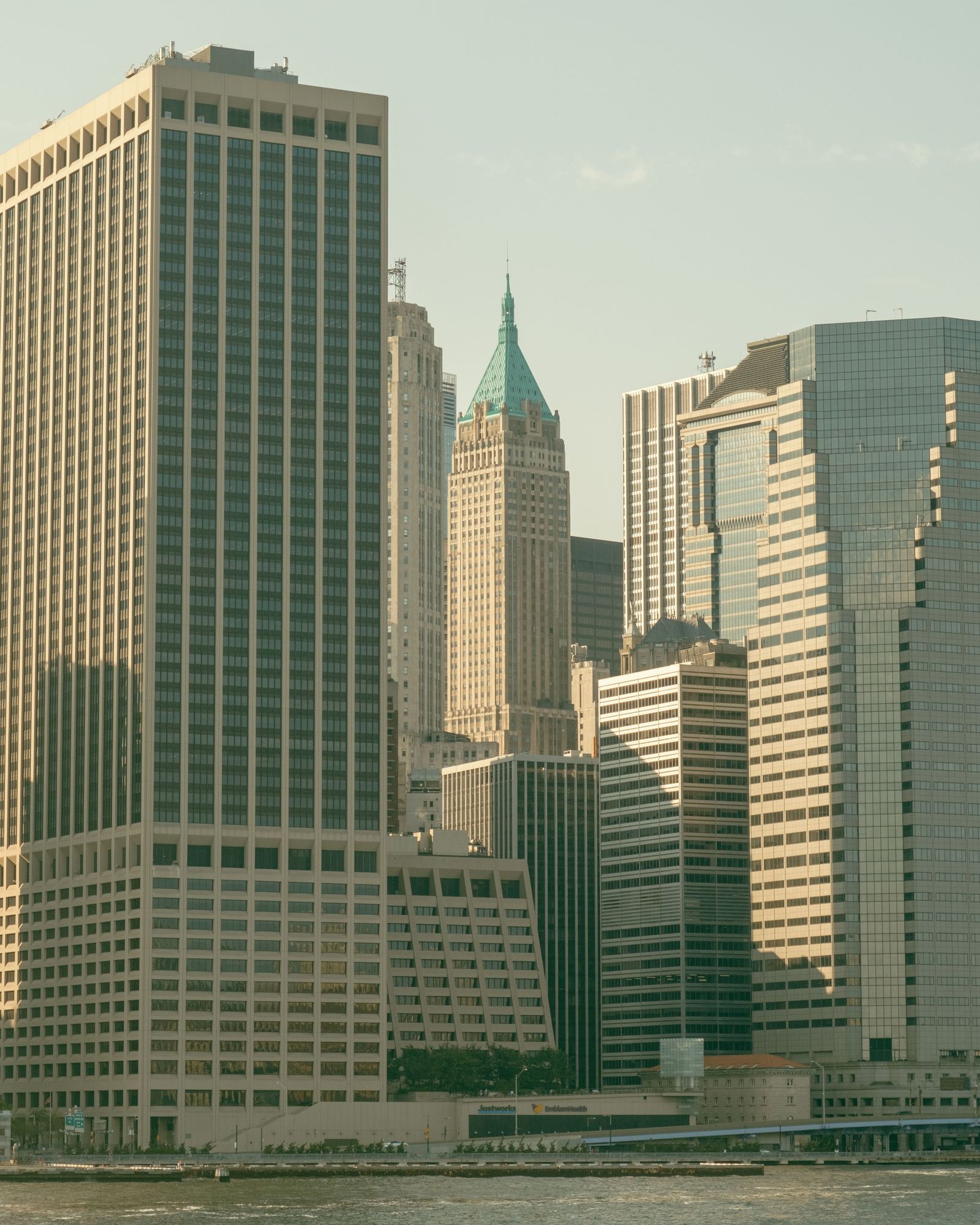 Lower Manhattan from The NYC Ferry