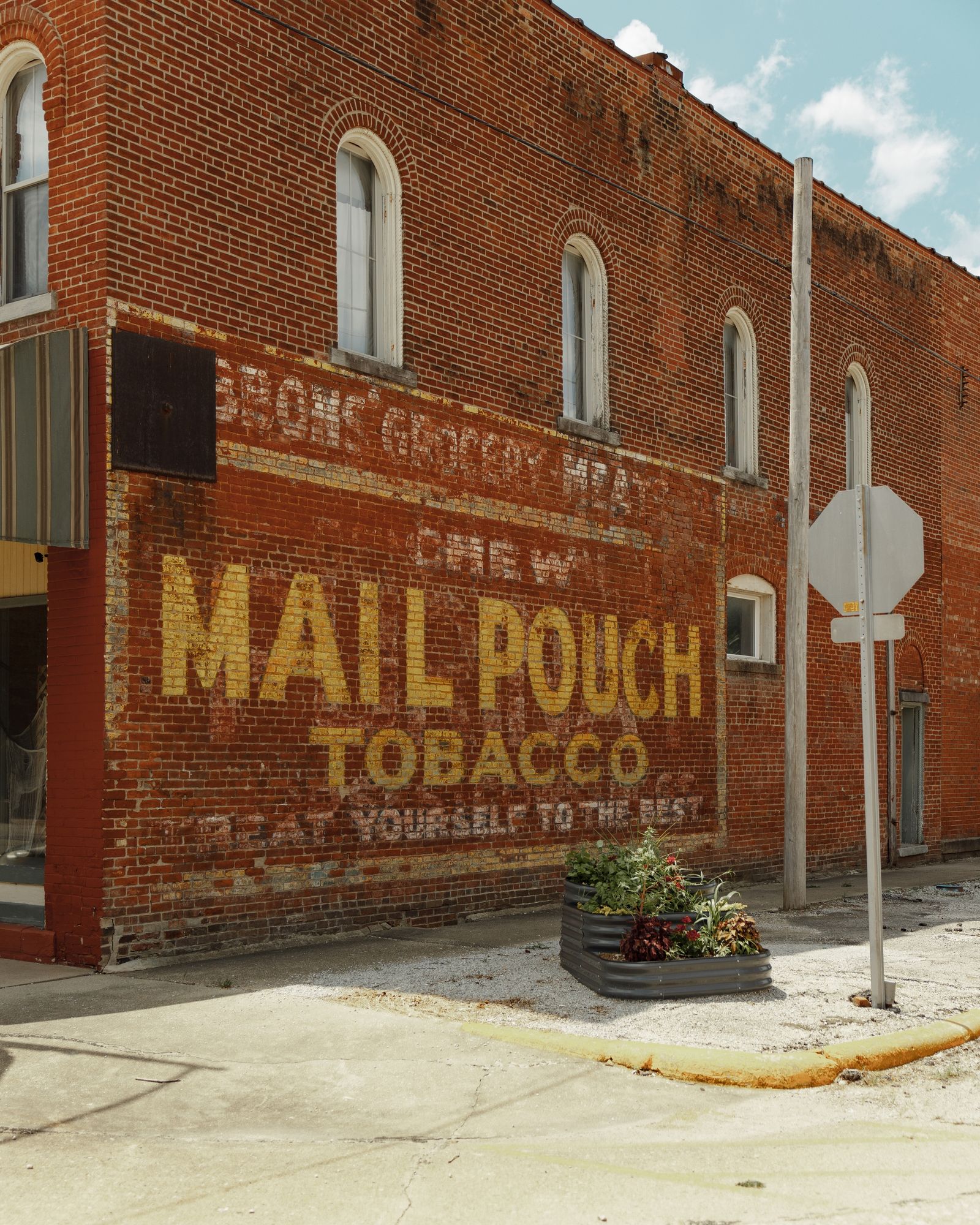 Mail Pouch Ghost Sign in St. Elmo