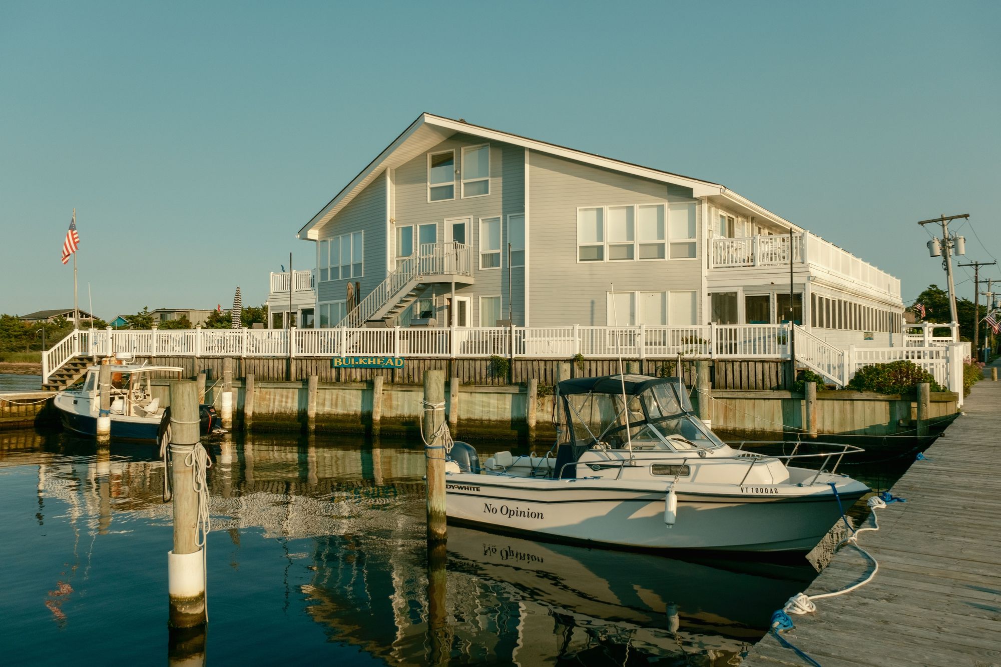 Marina in Kismet, Fire Island