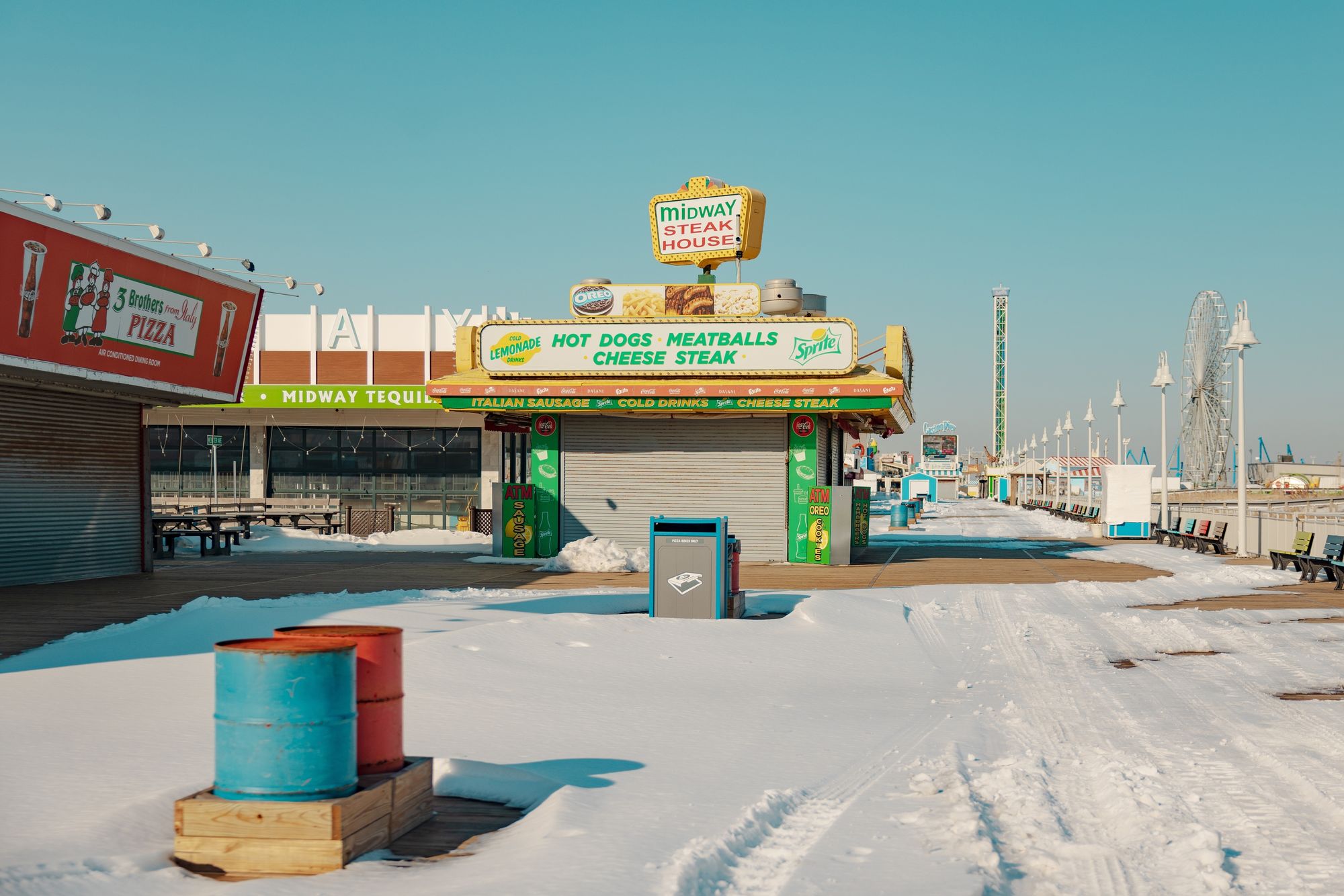 Midway Steak House in Winter 02