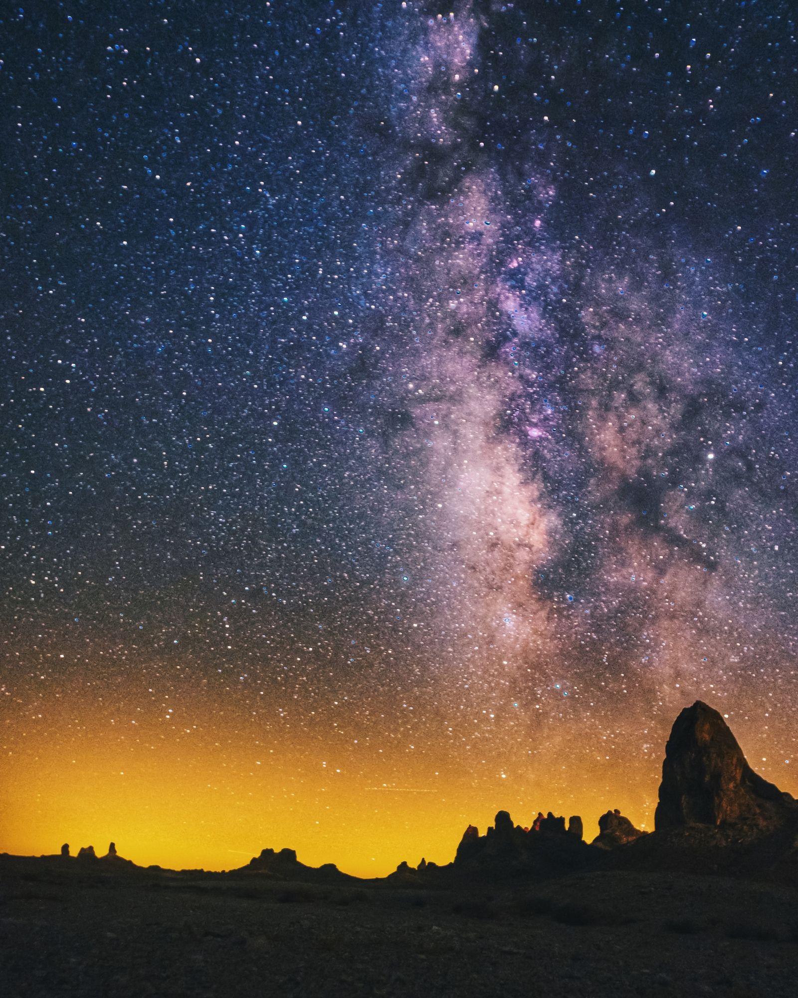 Milky Way over Trona