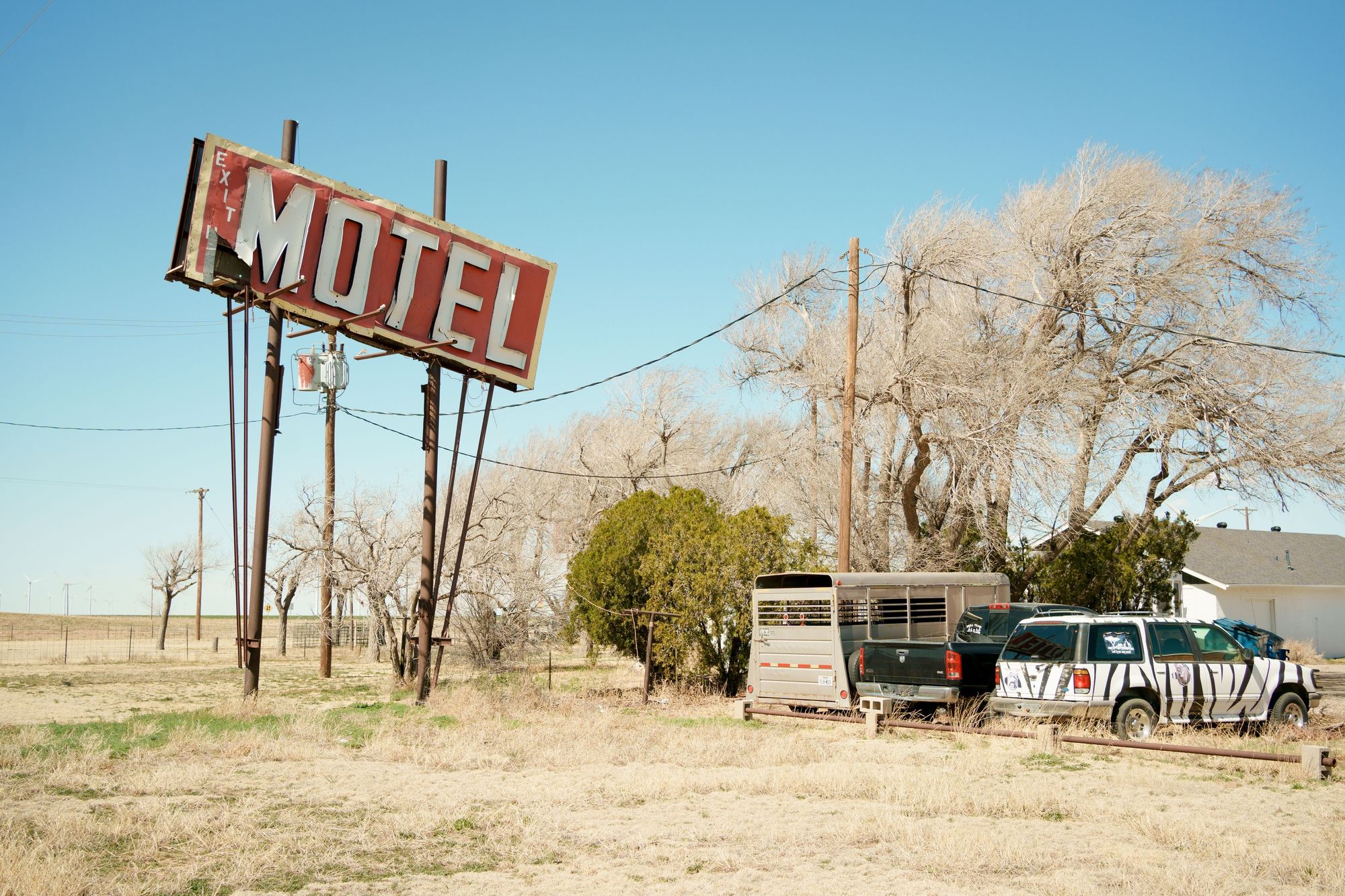 Motel Sign on Route 66, Adrian