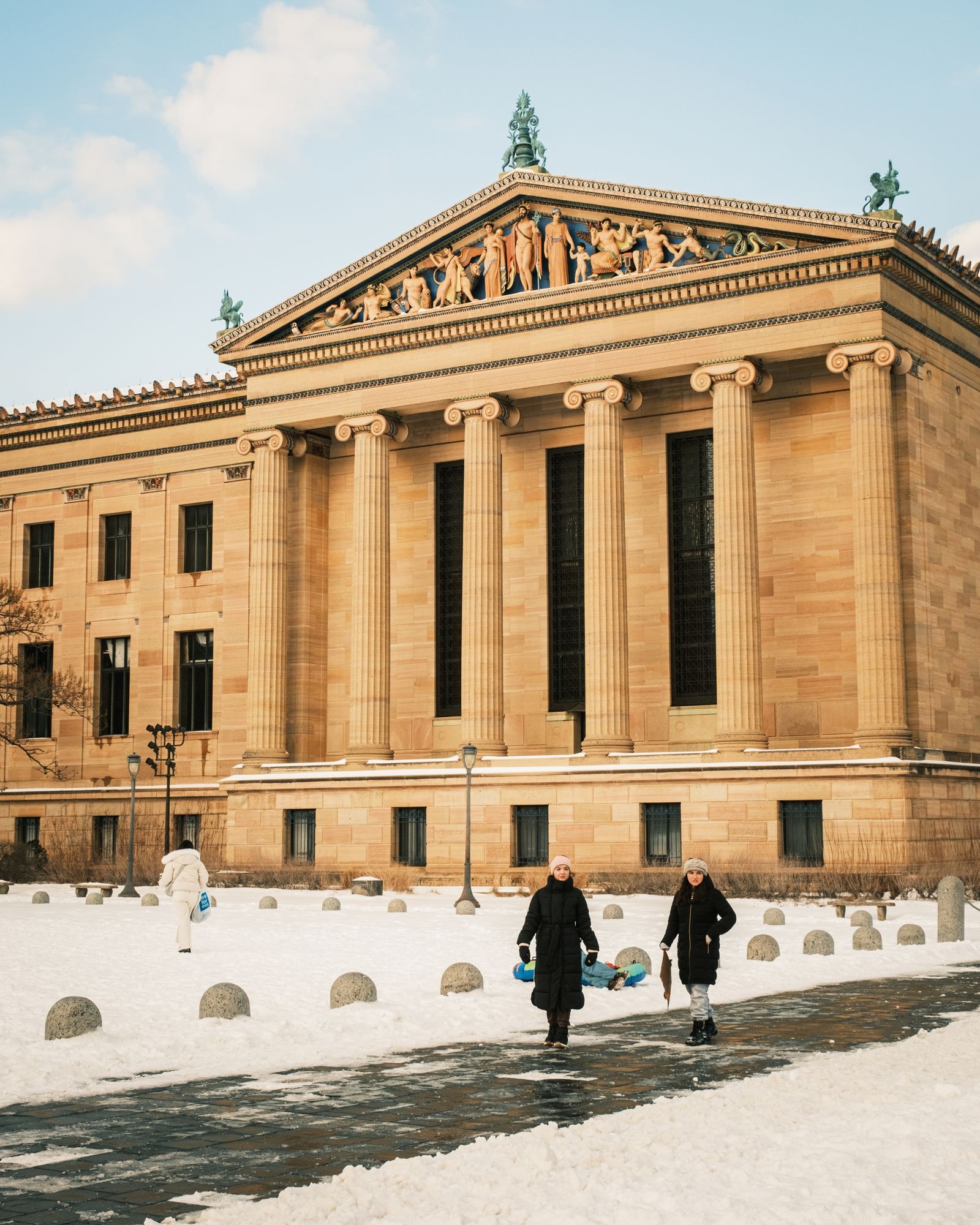 Museum of Art in Snow, Philadelphia
