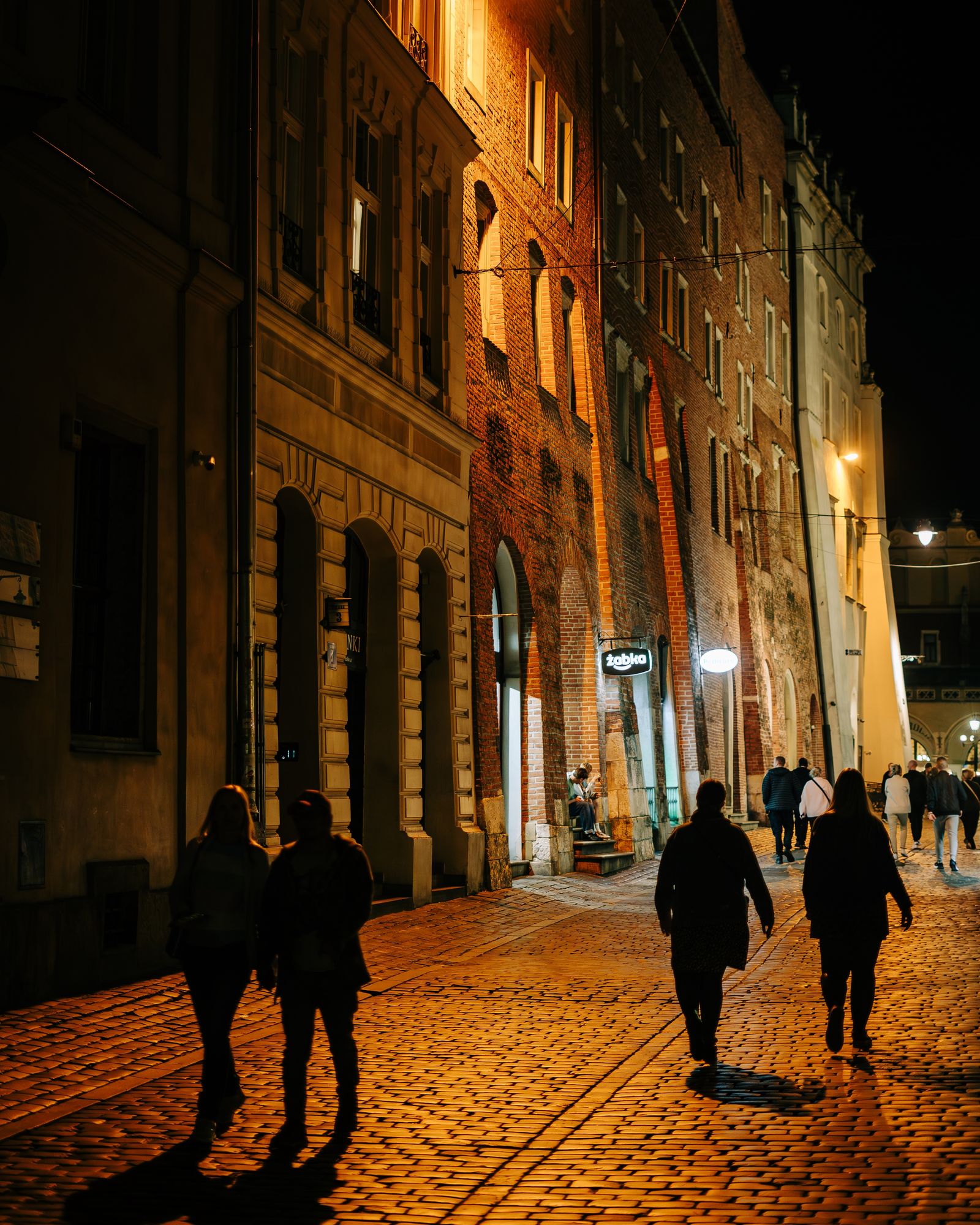 Night in Kraków Old Town 01