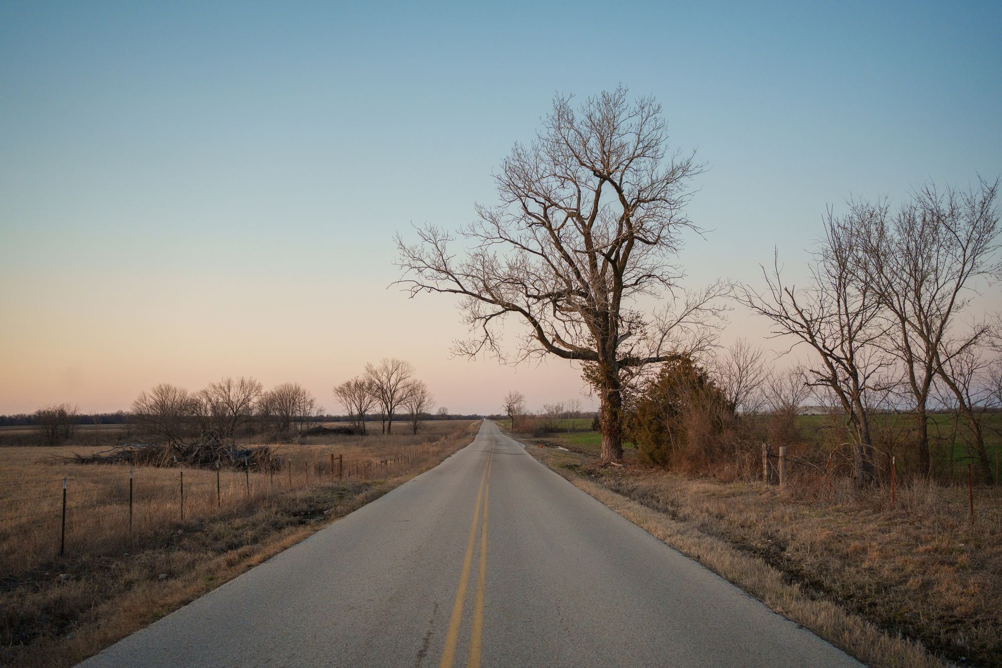 Oklahoma Country Road