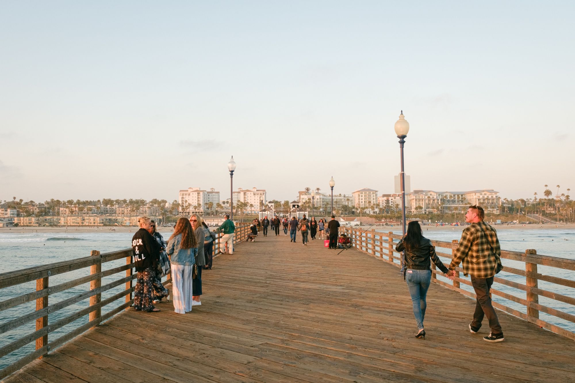On the Oceanside Municipal Pier