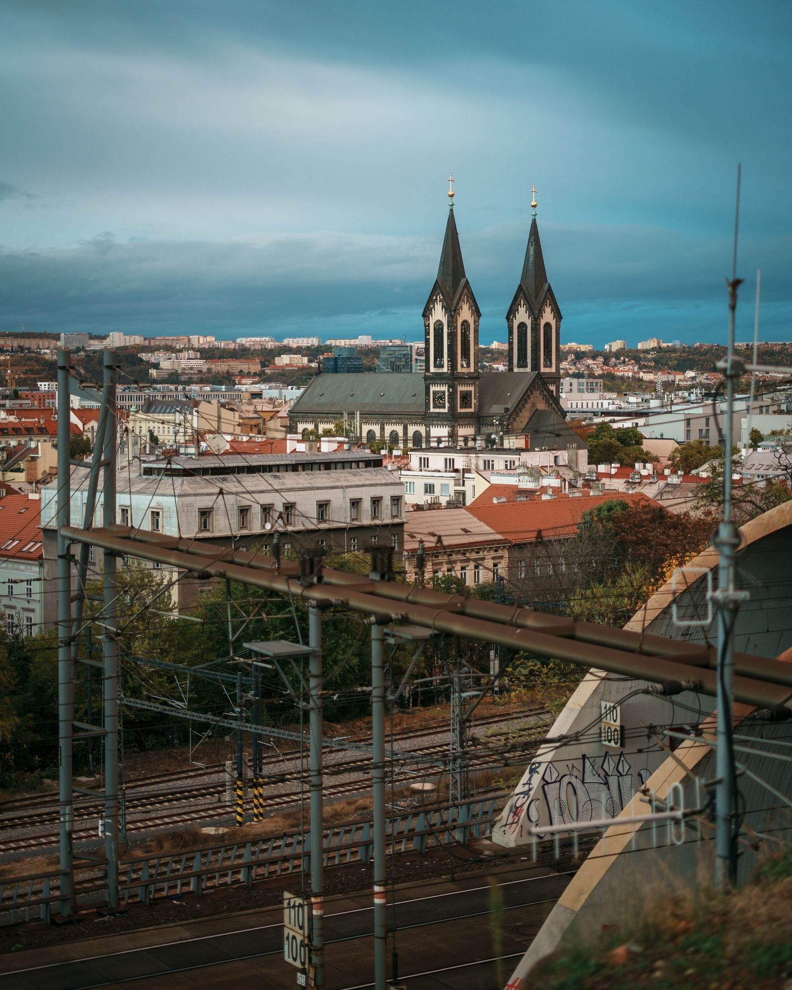 Over Karlín, Prague